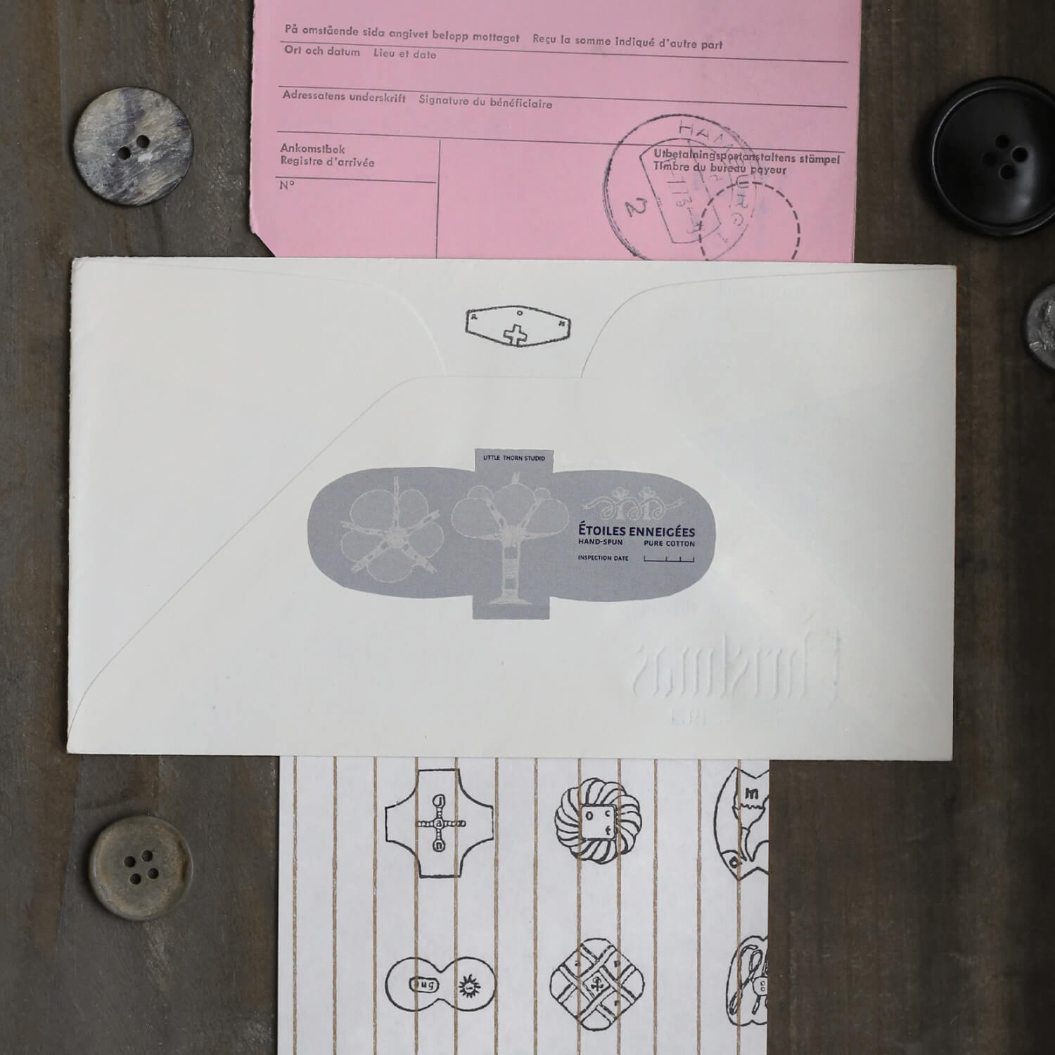 Ribbon Works Clear Stamp Set – Silent Archer Button Sampler (Months &amp; Numbers)