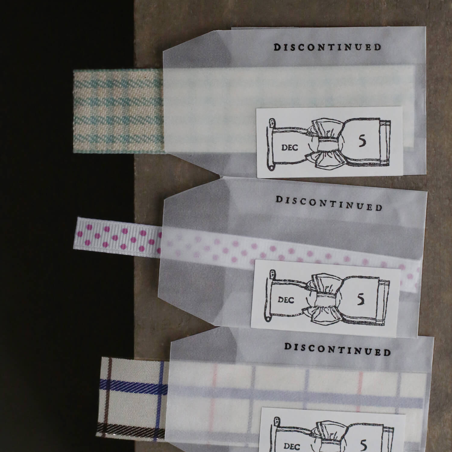 Ribbon Works Stamp Set – Selected Notions Box (Loom &amp; Lore No. 6)