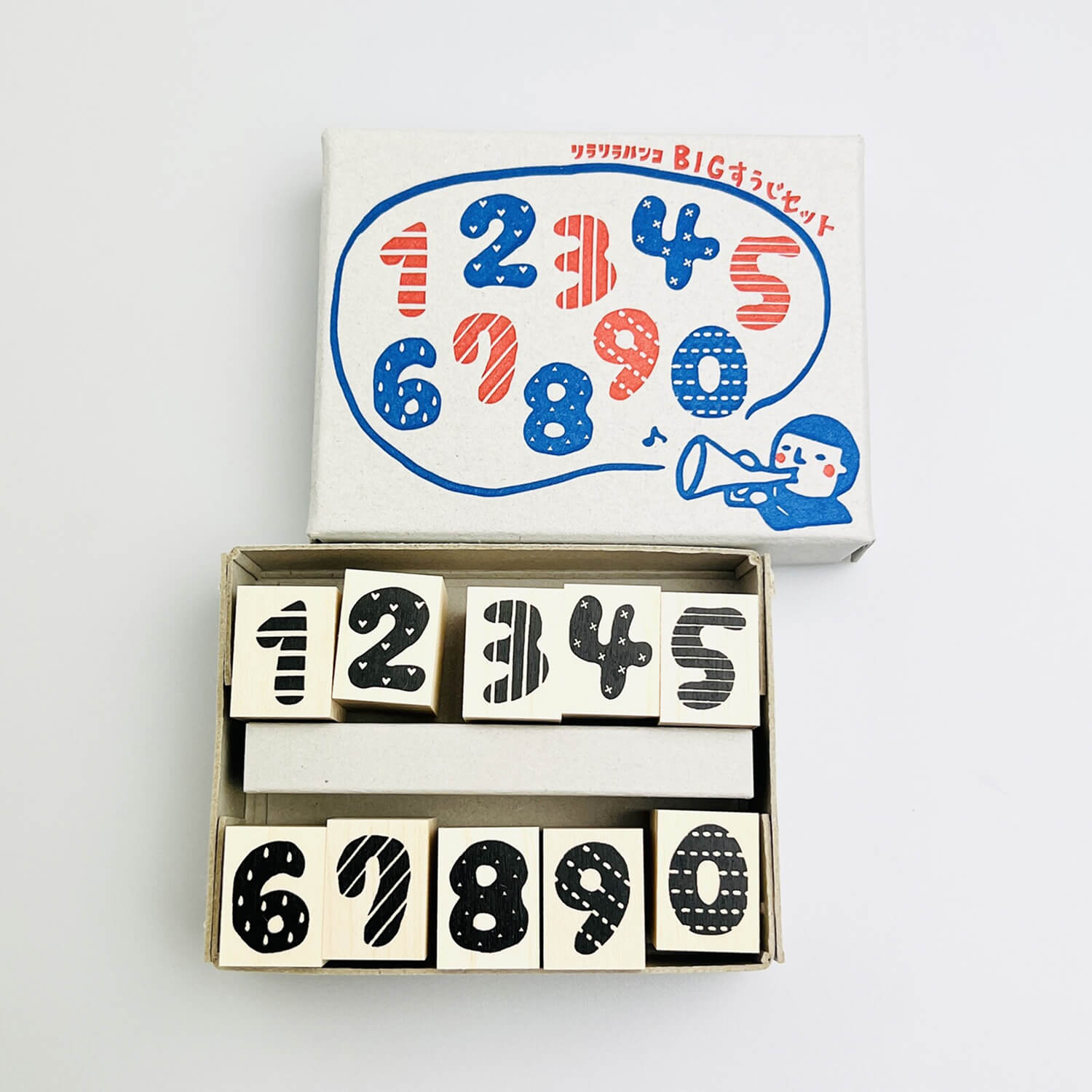 Rira Rira Number Stamp Set – Big Numbers