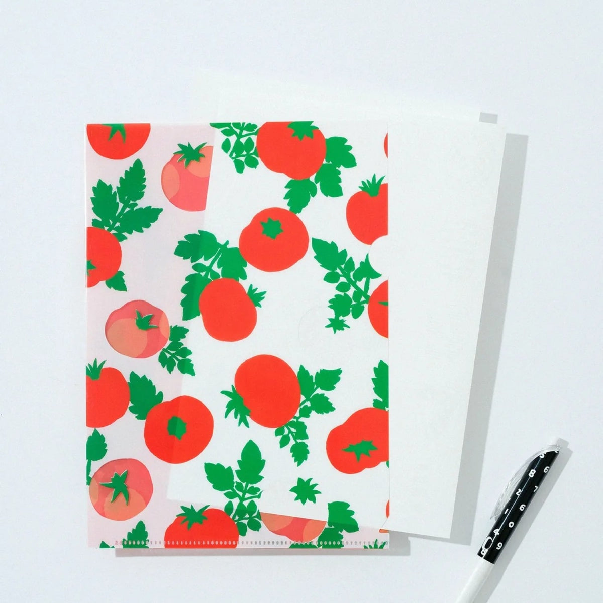 SOU・SOU x PHP Institute A5 Clear File – Tomato