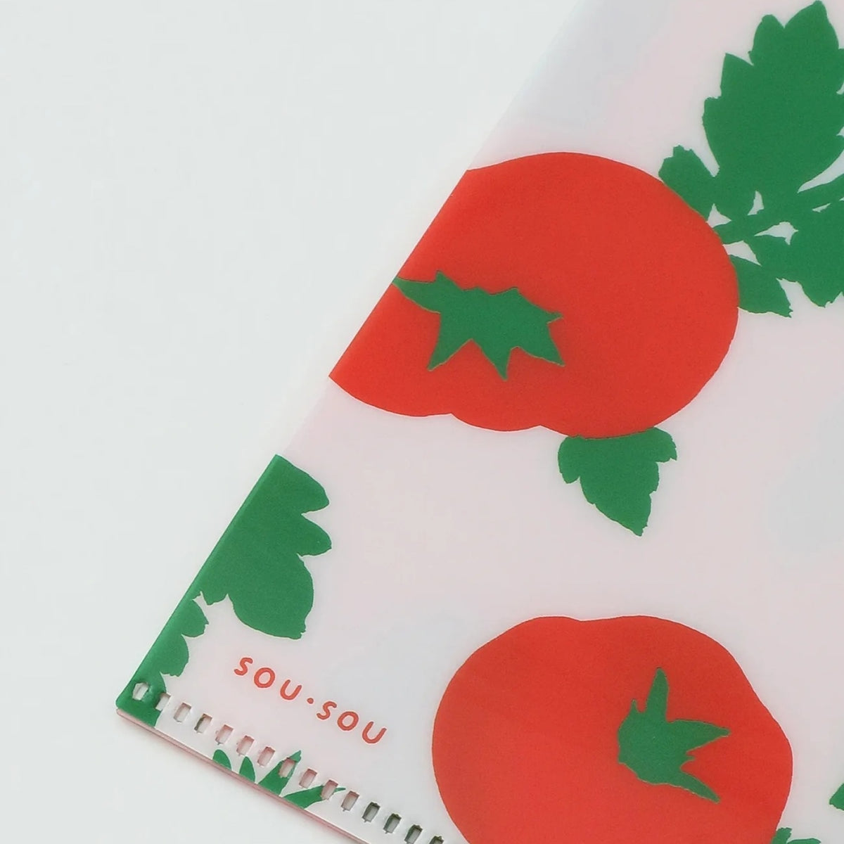SOU・SOU x PHP Institute A5 Clear File – Tomato