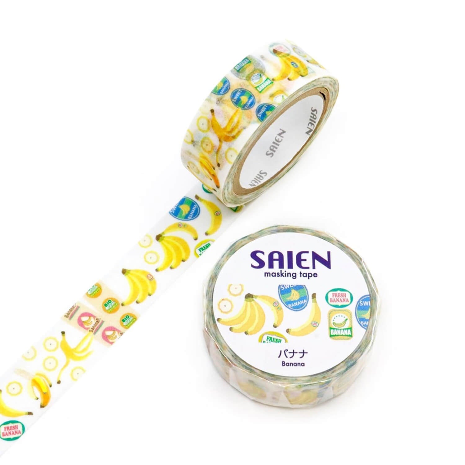 Saien Masami Washi Tape - Banana