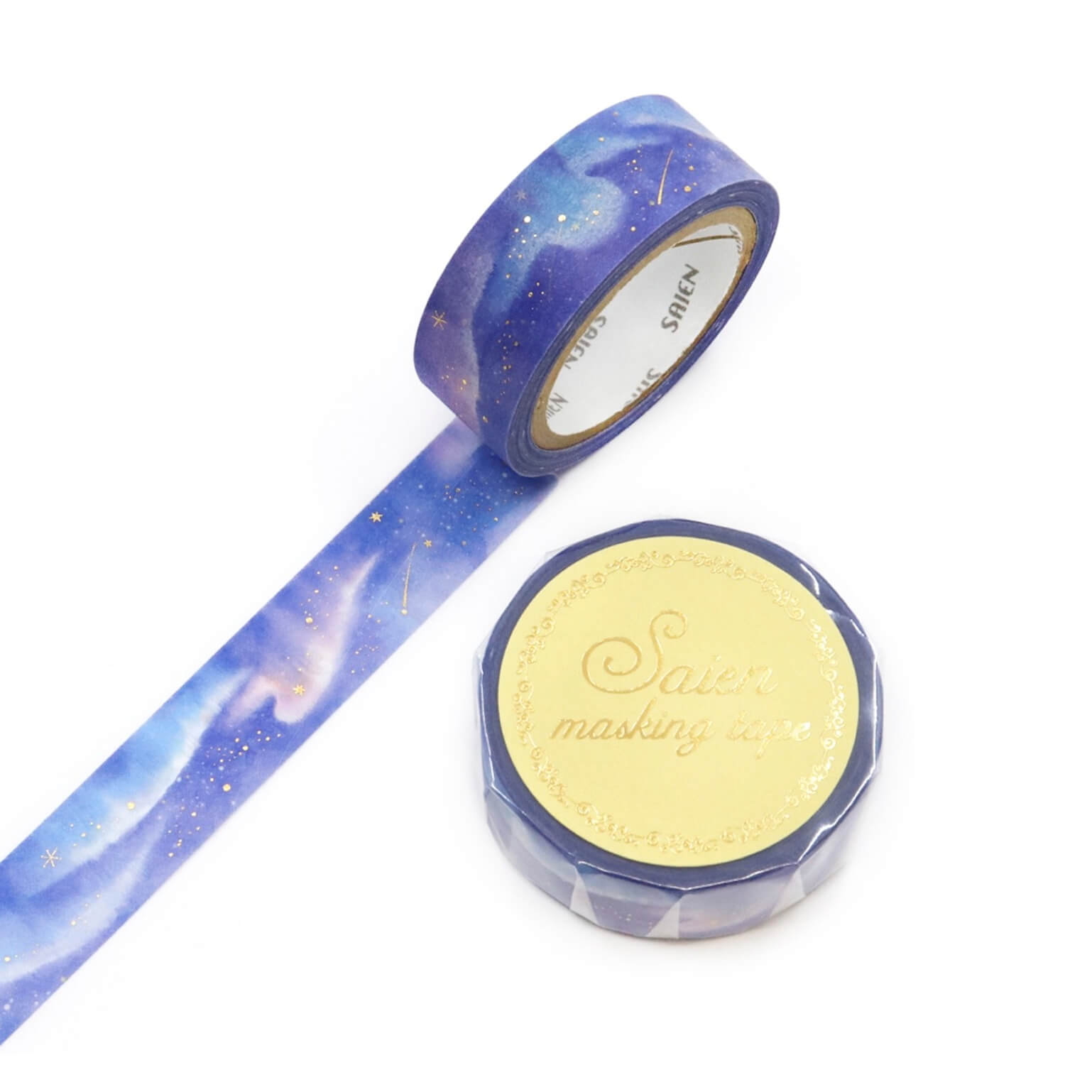 Saien Miki Takei Gold Foil Washi Tape - Aurora
