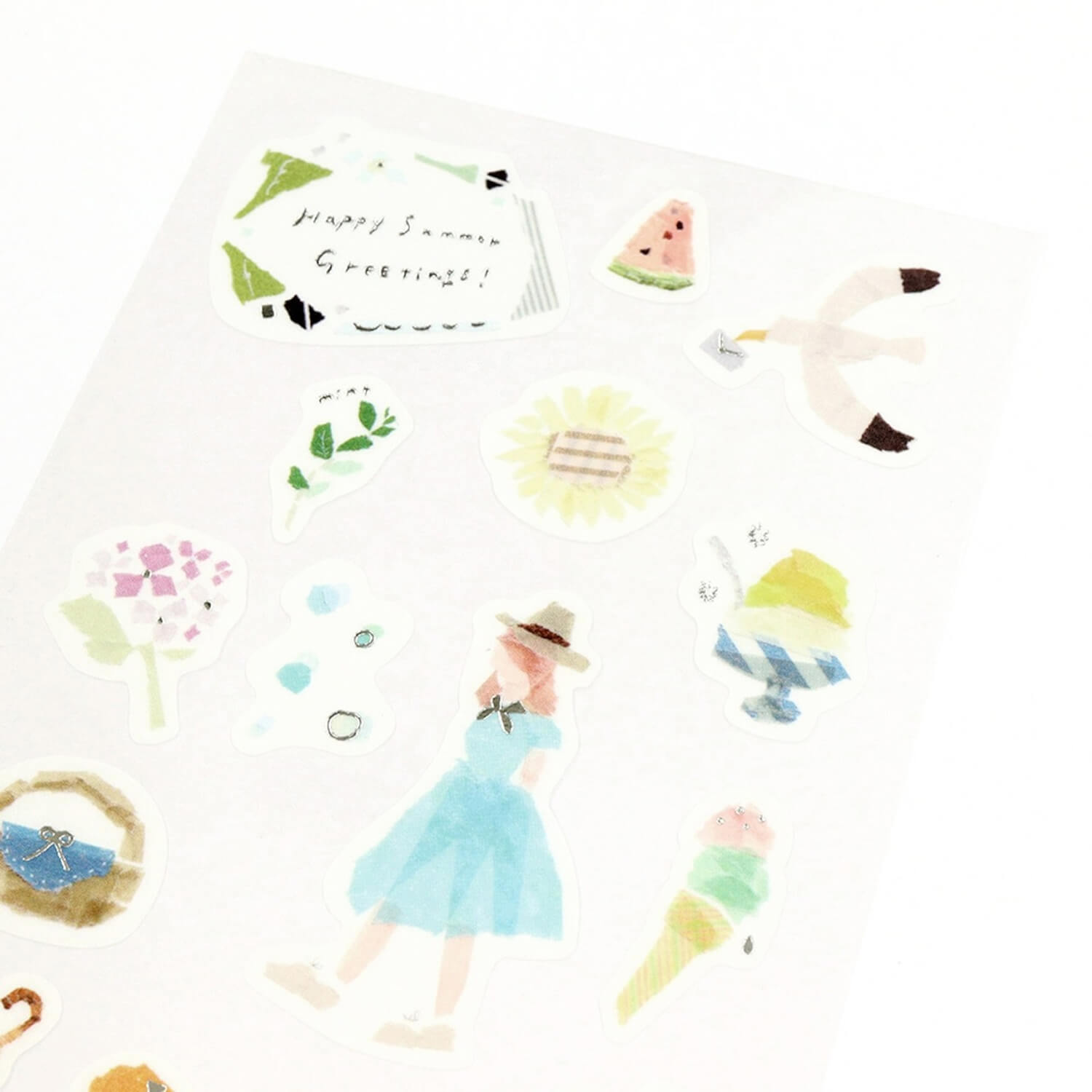 Saien Miki Tamura Masking Seal - Summer
