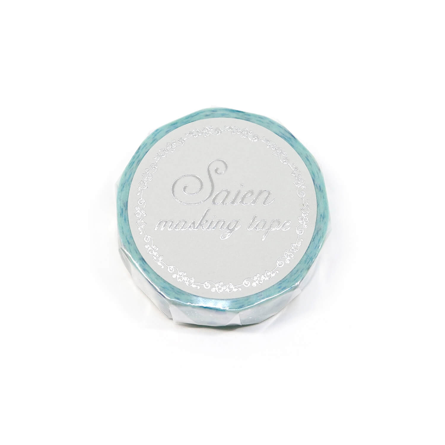 Saien Silver Foil Washi Tape - Raindrops