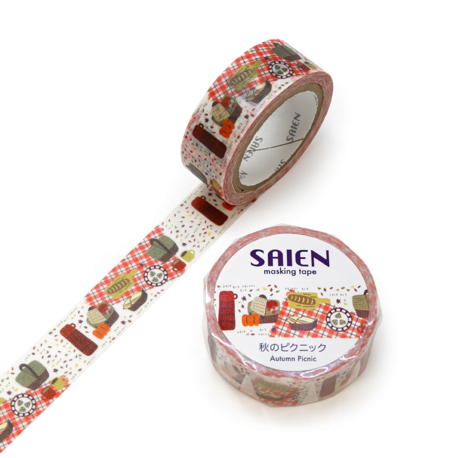Saien Washi Tape - Autumn Picnic