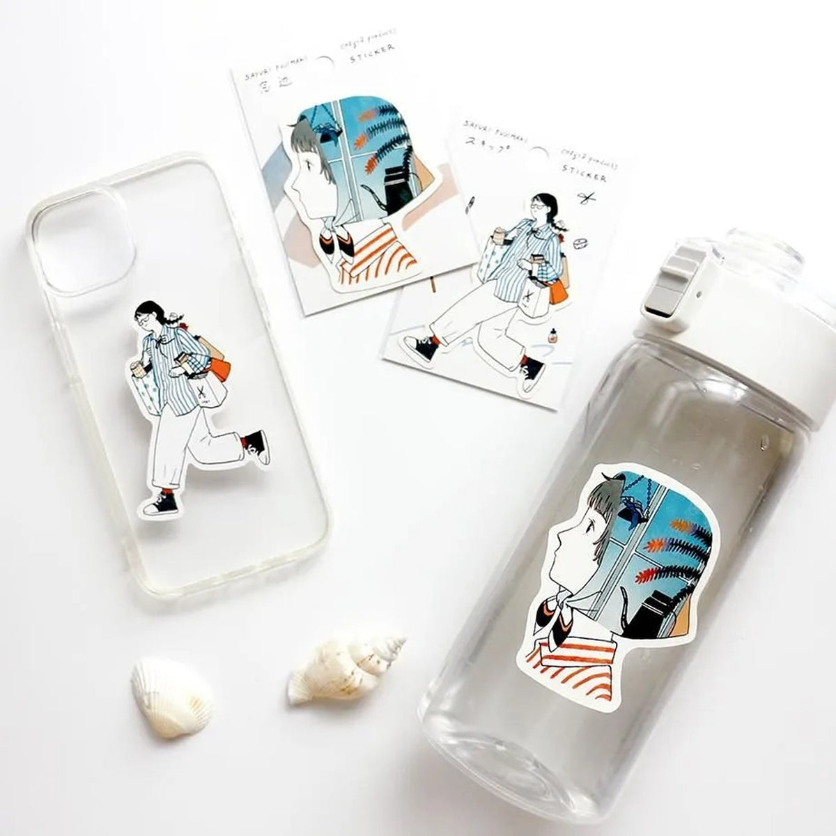 Sayuri Fujimaki Sticker – By the Window
