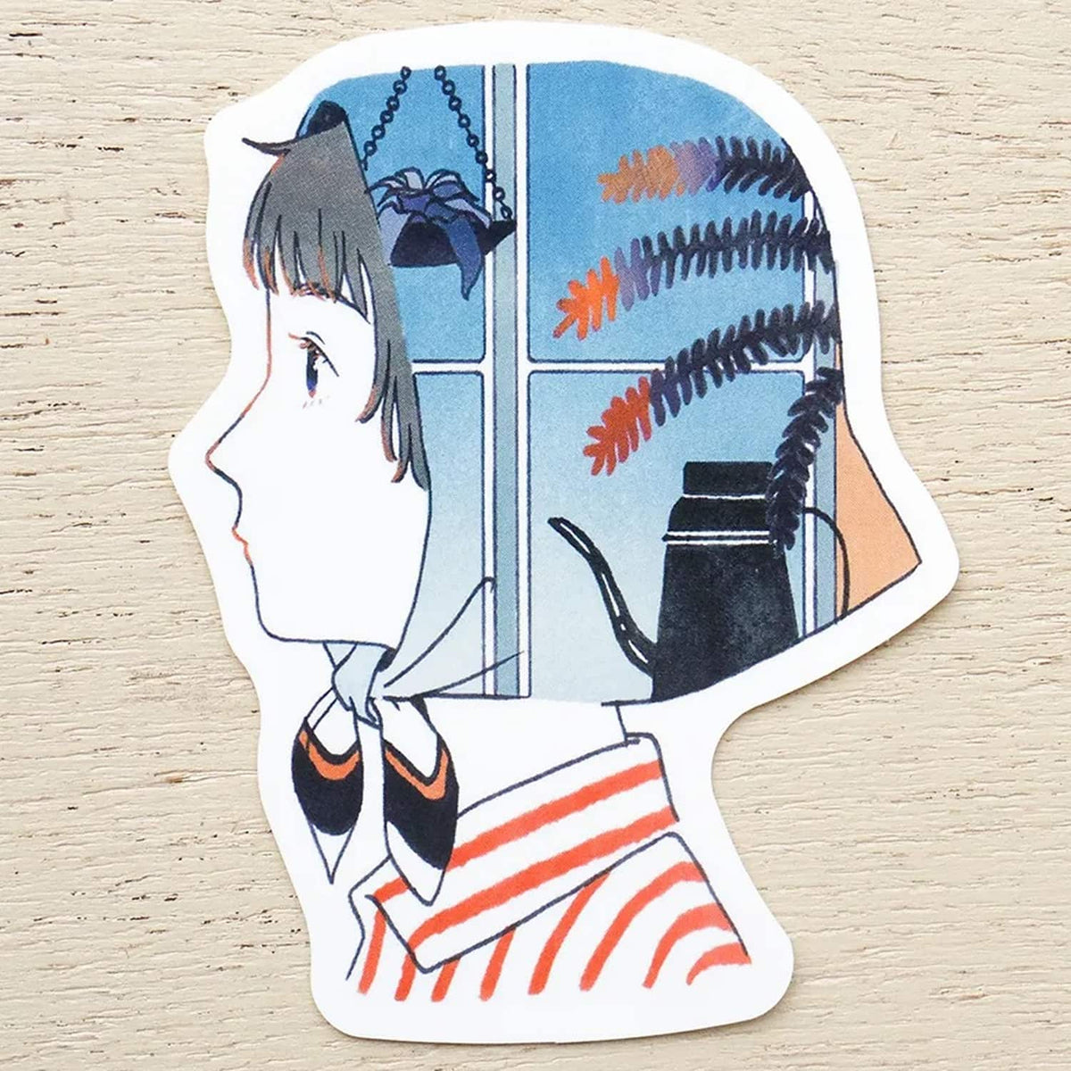Sayuri Fujimaki Sticker – By the Window