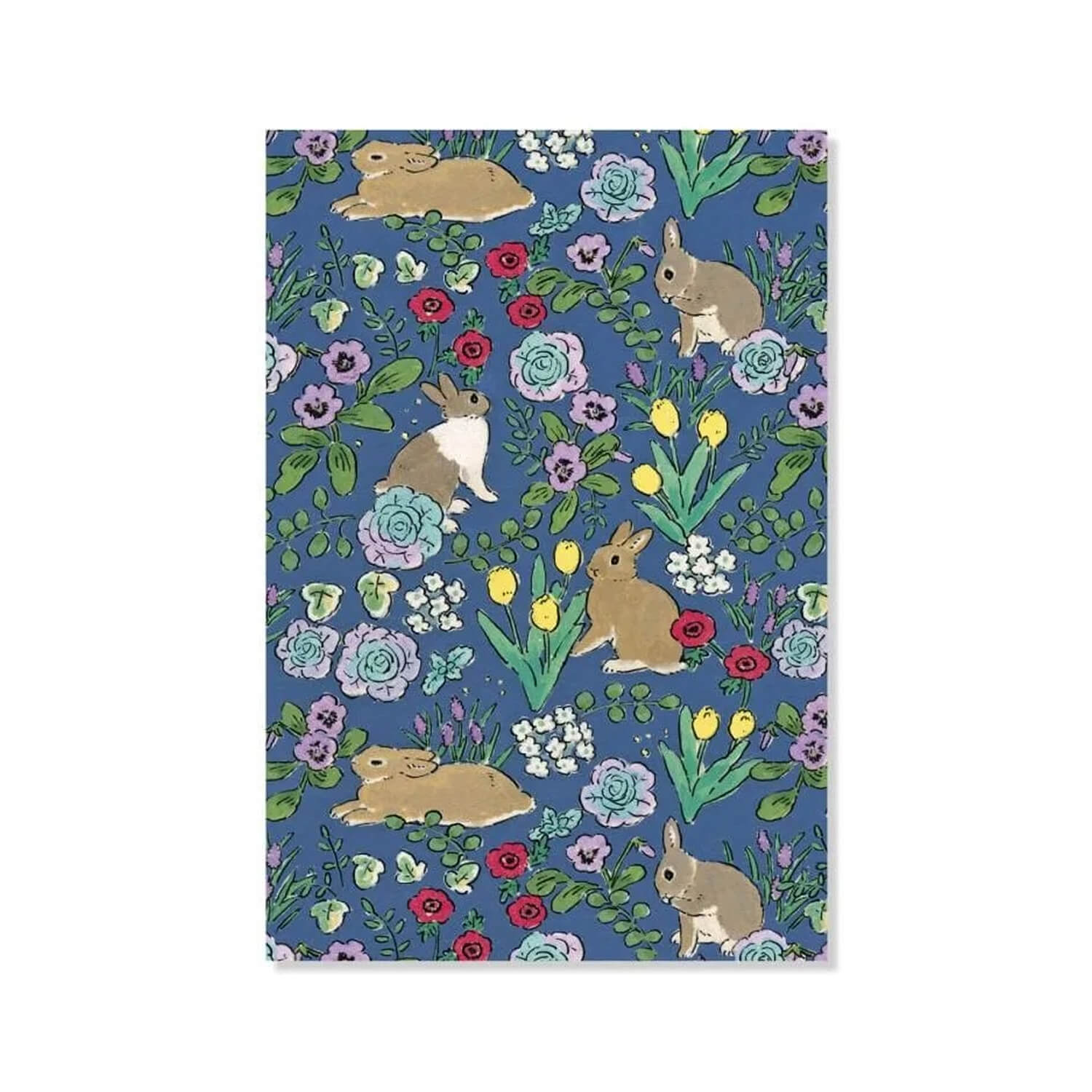 Schinako Moriyama Postcard – Garden with Rabbits
