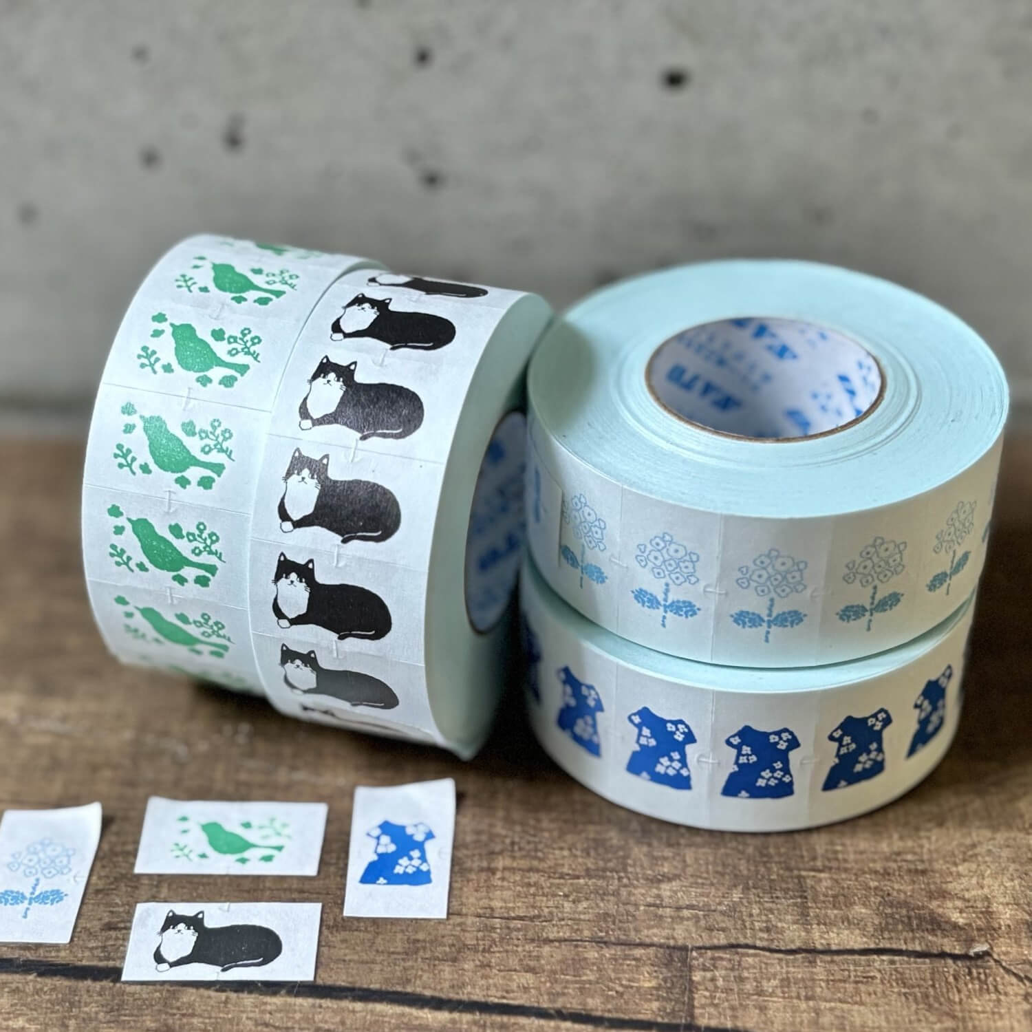 Seitousha Label Sticker Roll – Sora Moyou – Nagi