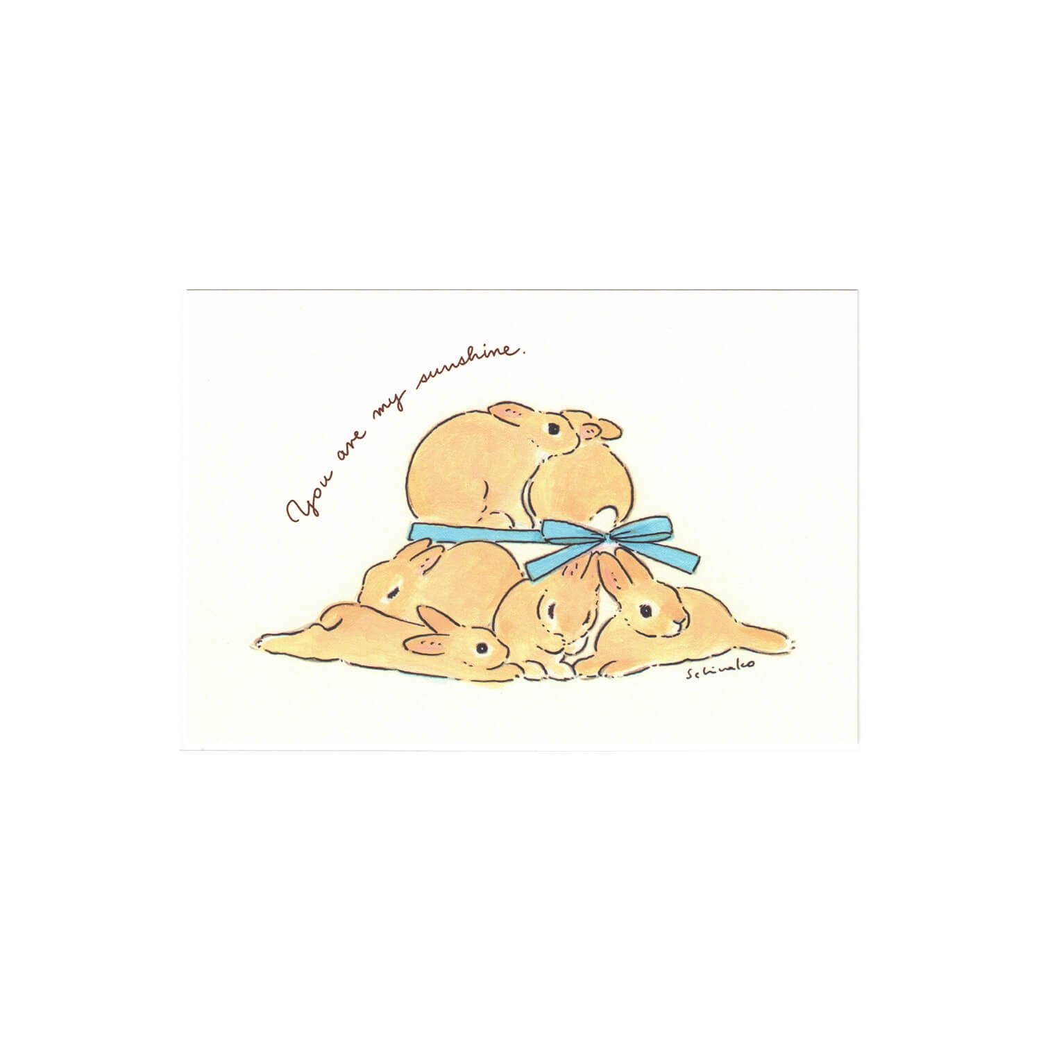 Shinako Moriyama Summer Postcard – Straw Hat