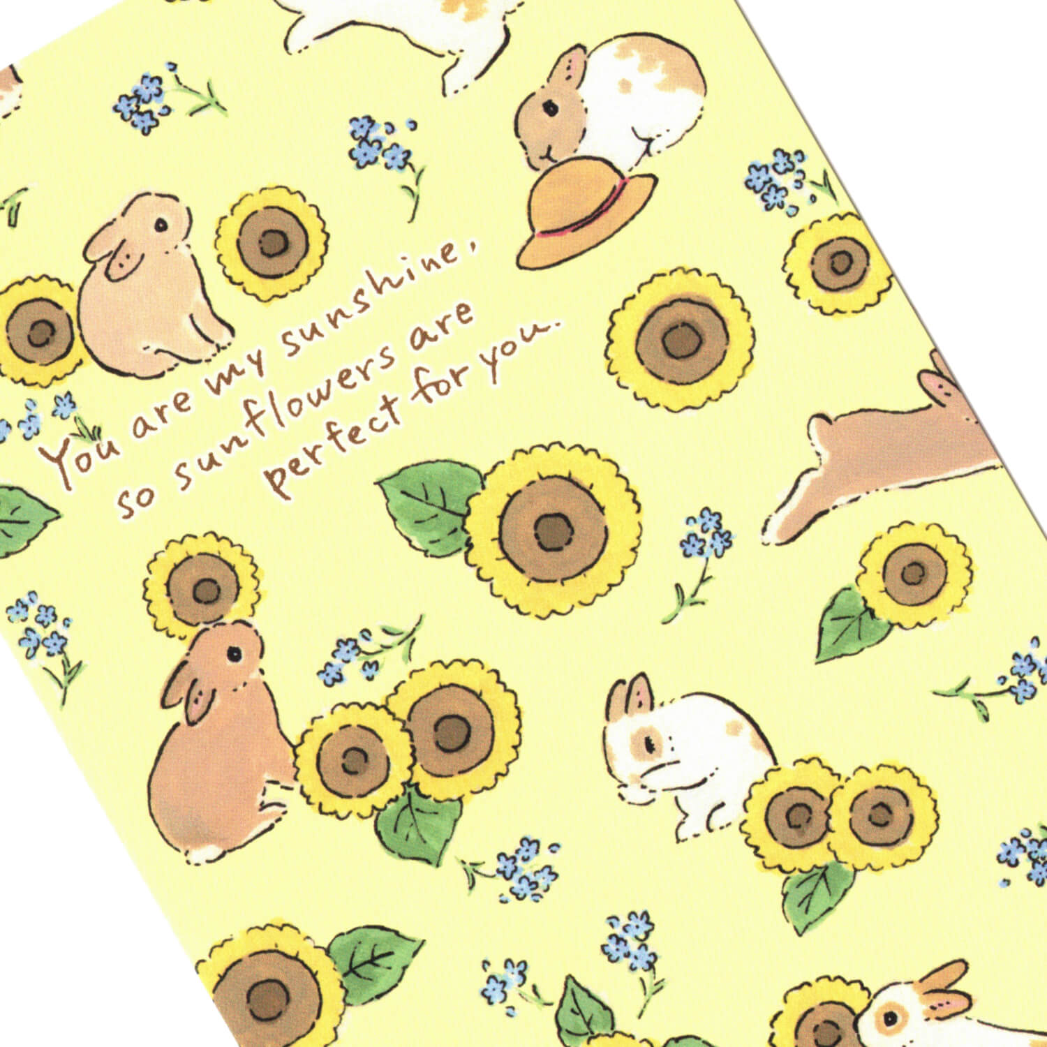 Shinako Moriyama Summer Postcard – Sunflower Pattern