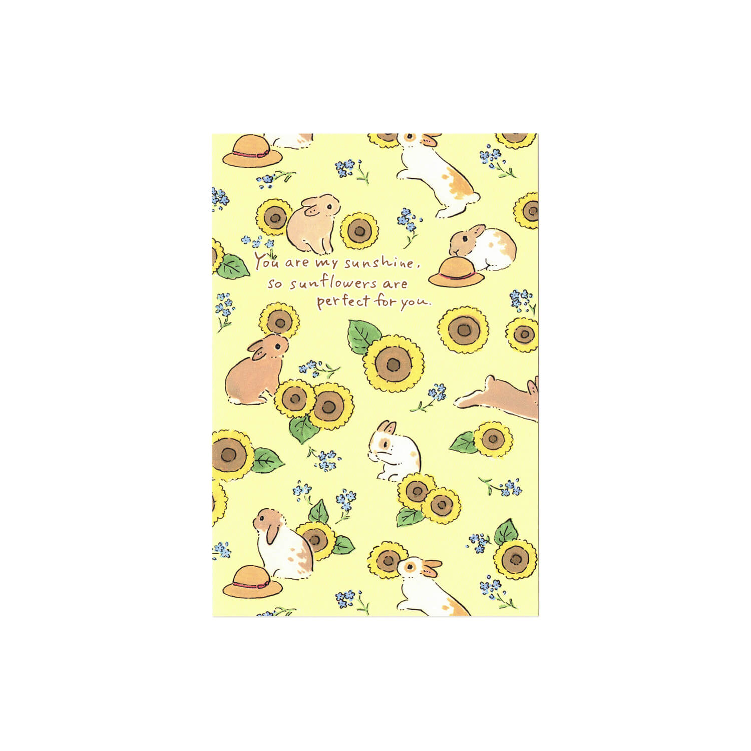 Shinako Moriyama Summer Postcard – Sunflower Pattern