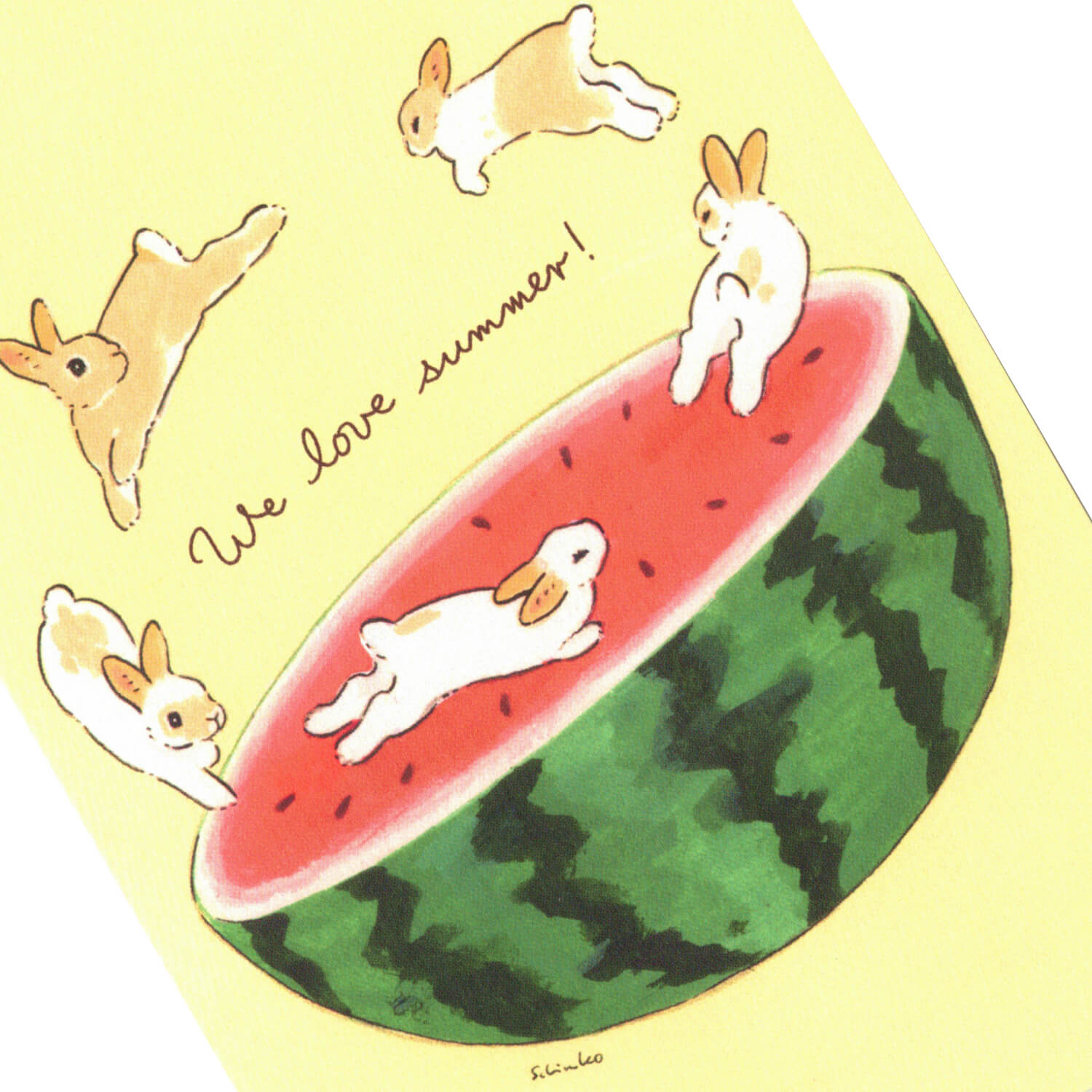 Shinako Moriyama Summer Postcard – Watermelon