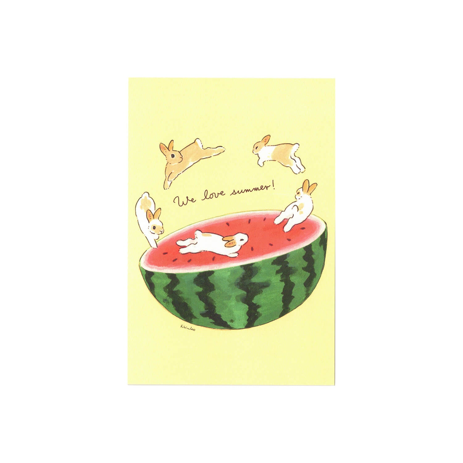Shinako Moriyama Summer Postcard – Watermelon