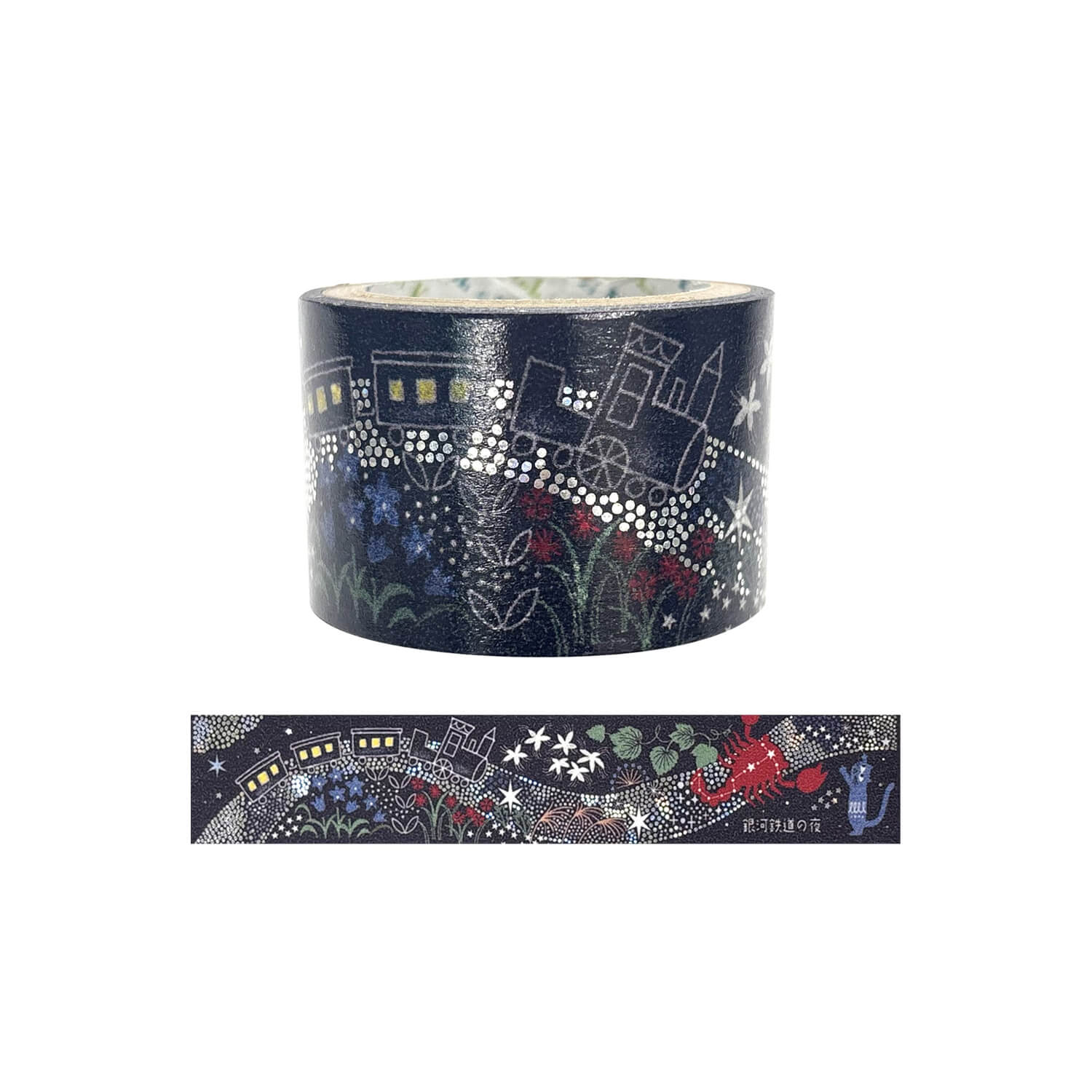 Shinzi Katoh 27mm Kirapika Masking Tape – Night on the Galactic Railroad 2