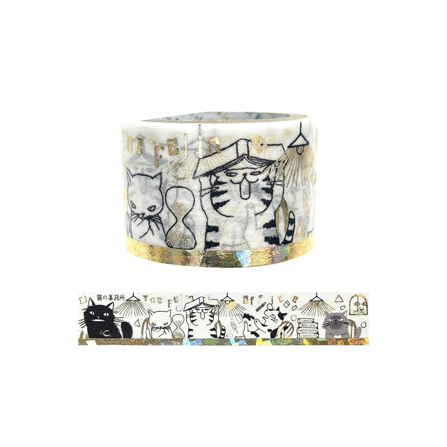 Shinzi Katoh 27mm Kirapika Masking Tape – The Cat Office 2