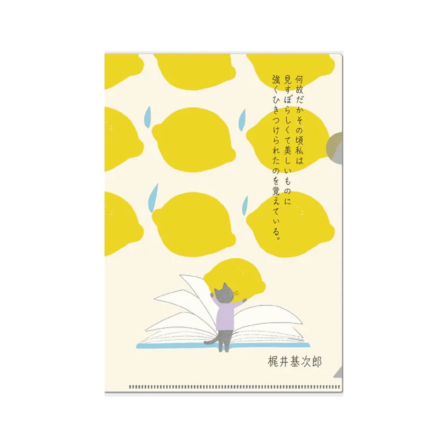 Shinzi Katoh A5 Clear File – Lemon