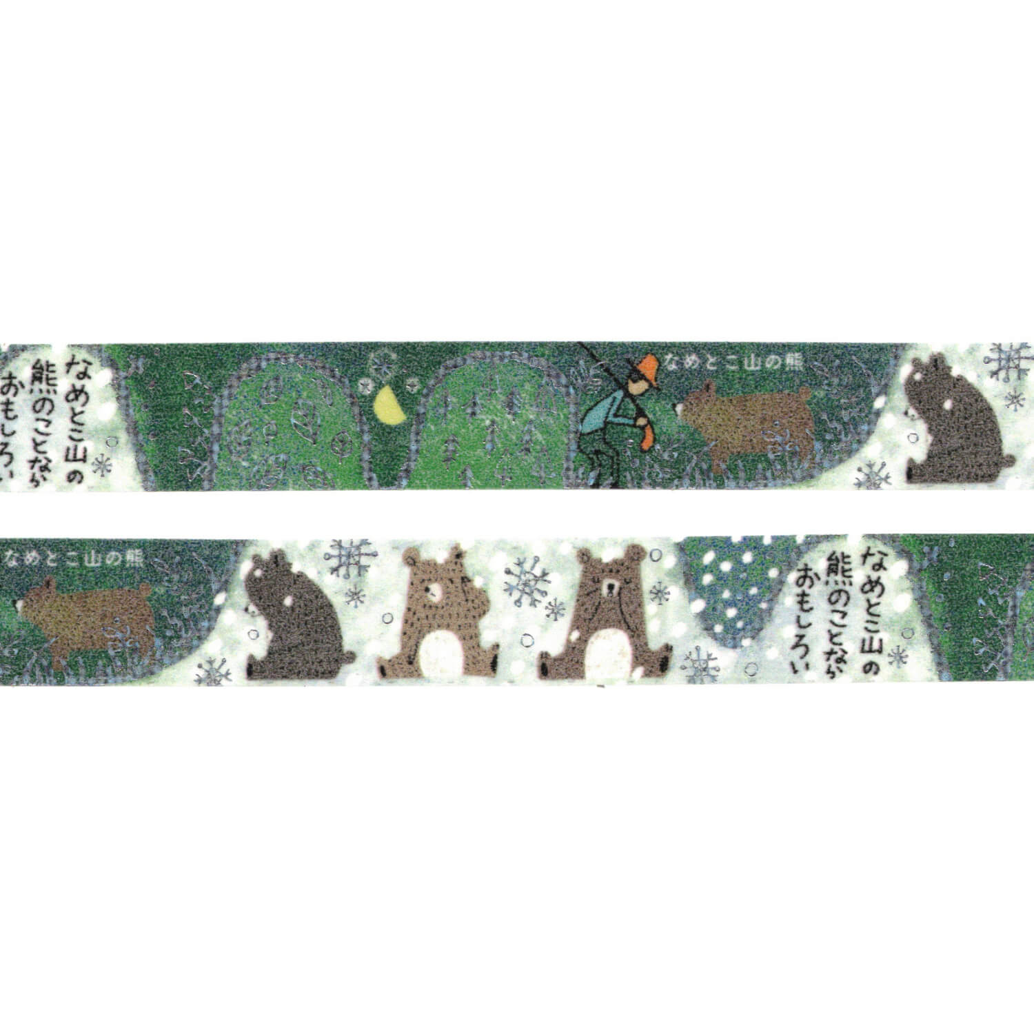 Shinzi Katoh Washi Tape – The Bears of Nametoko Mountain