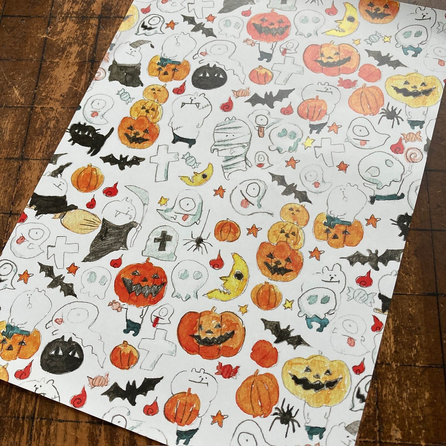 Spica Garden A4 Design Paper Set – 12 Months