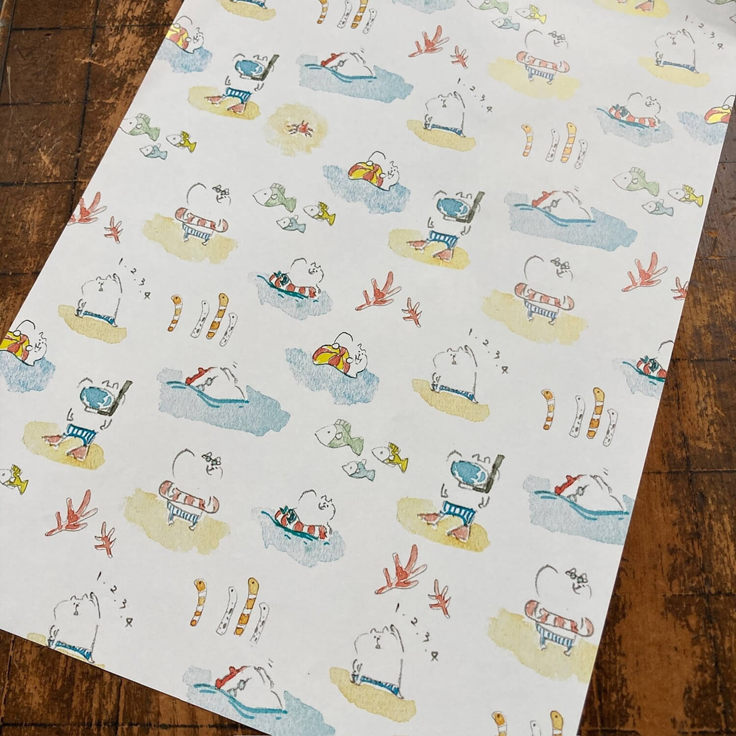 Spica Garden A4 Design Paper Set – 12 Months
