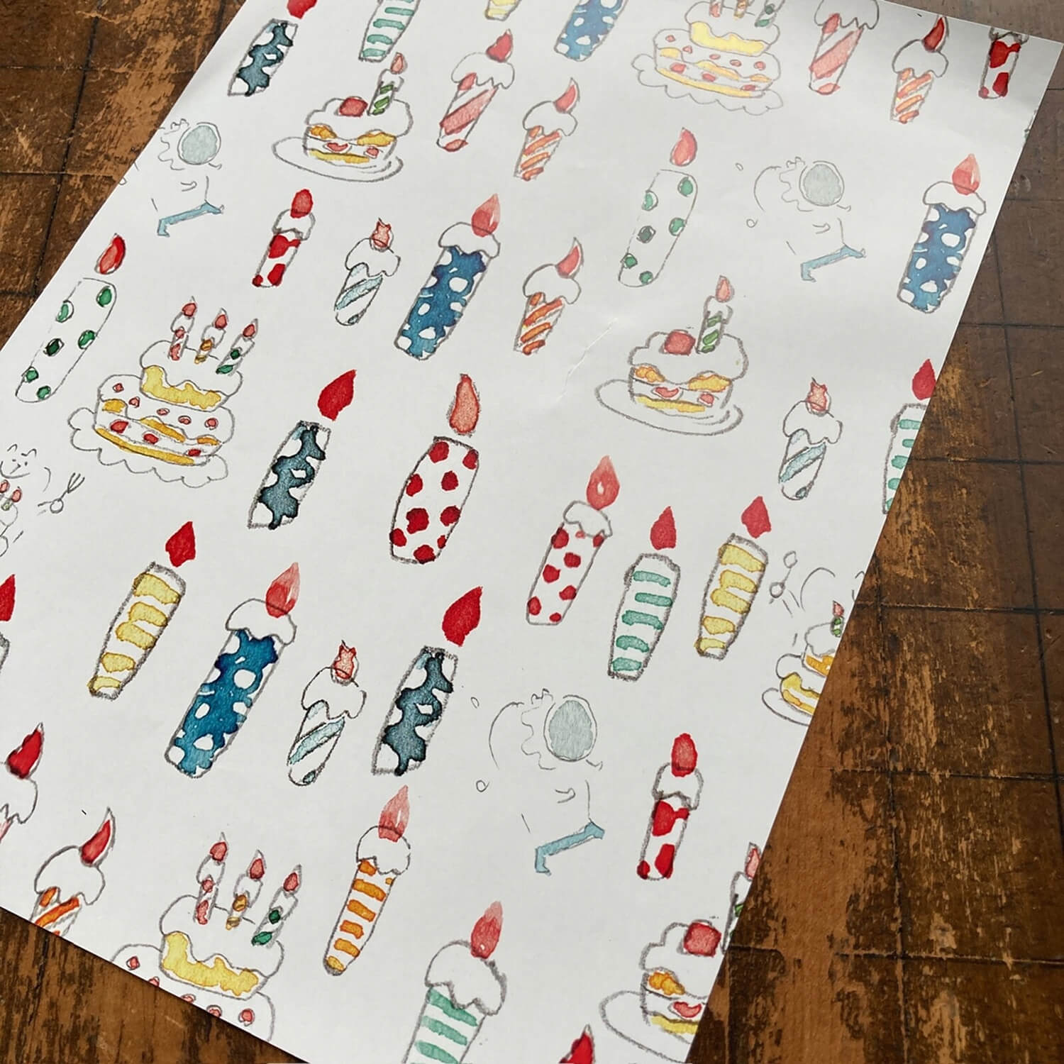 Spica Garden A4 Design Paper Set – 12 Months