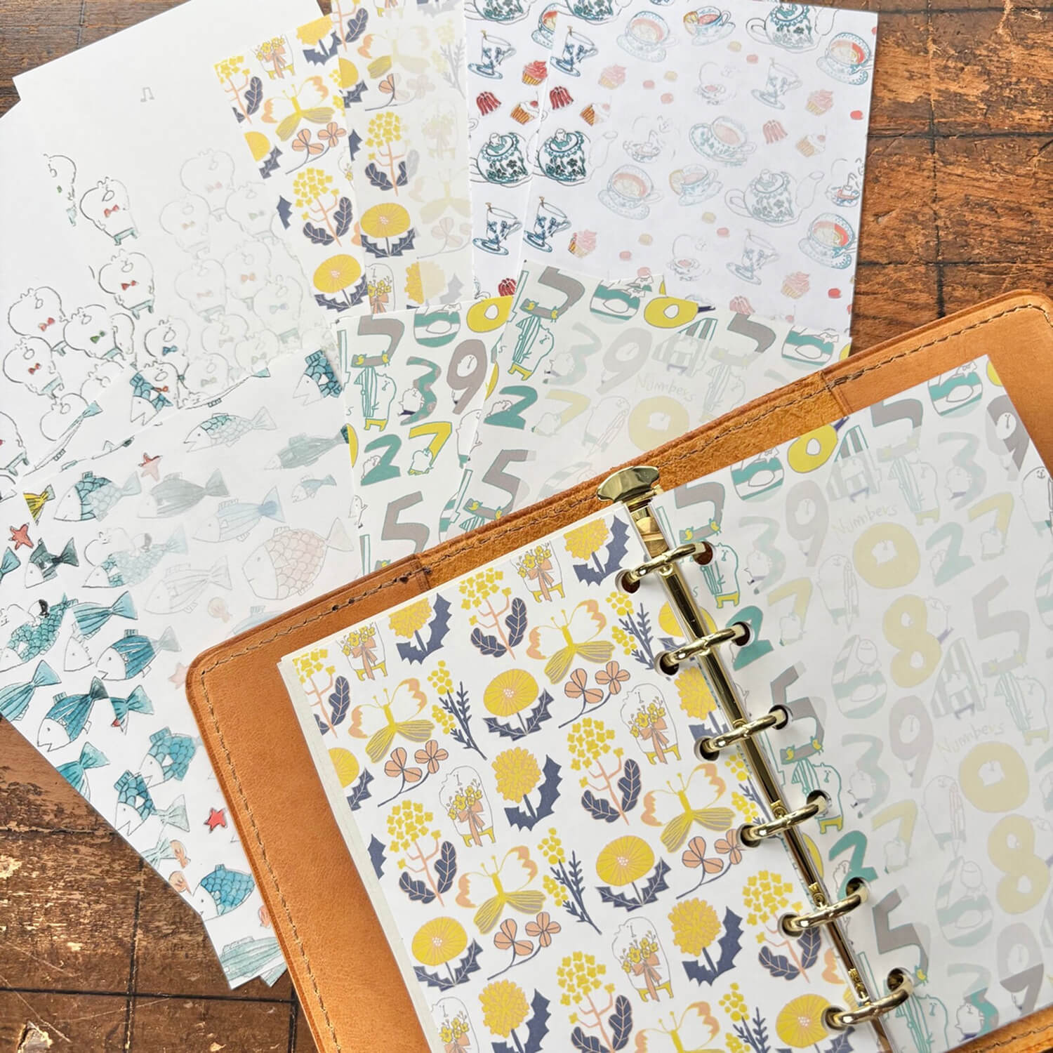 Spica Garden M6 Notebook Refills – Blue
