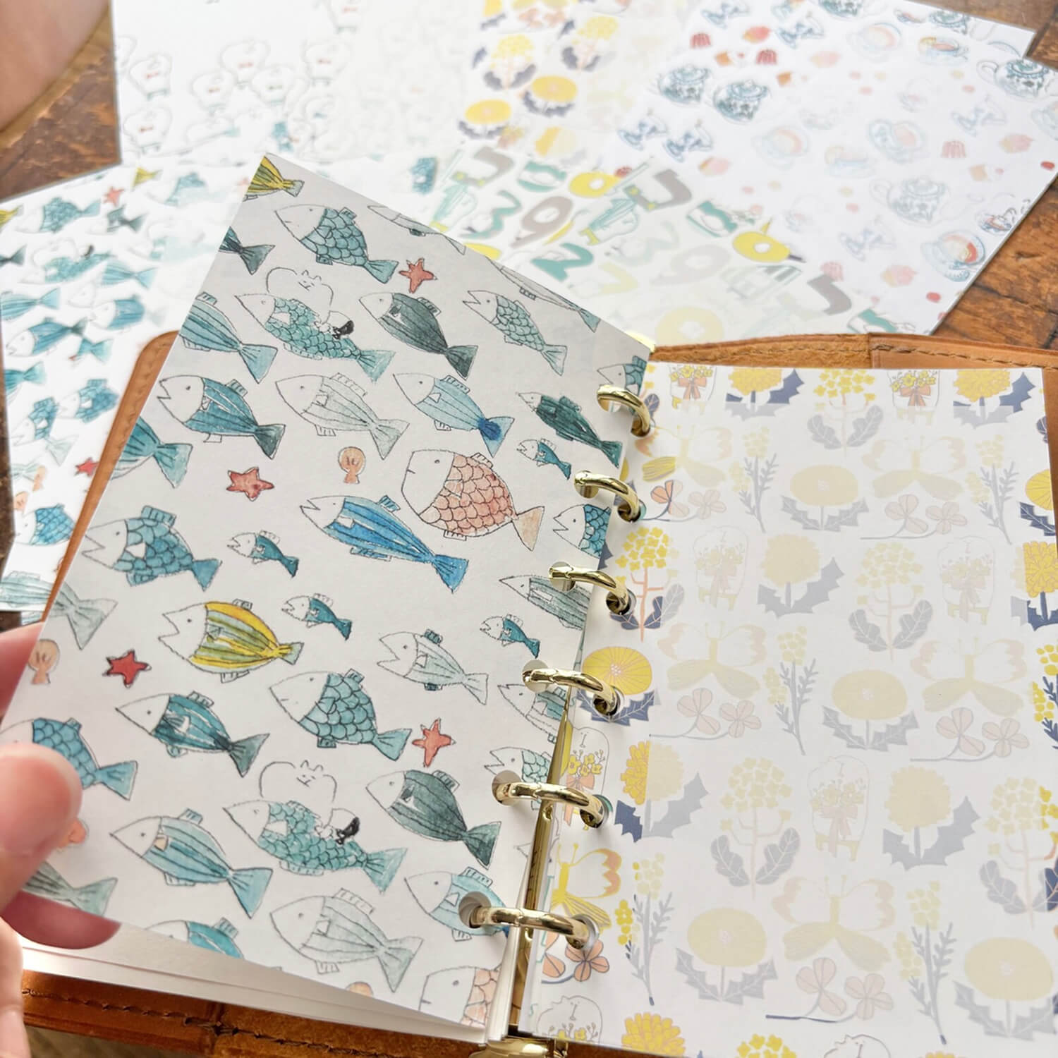 Spica Garden M6 Notebook Refills – Blue