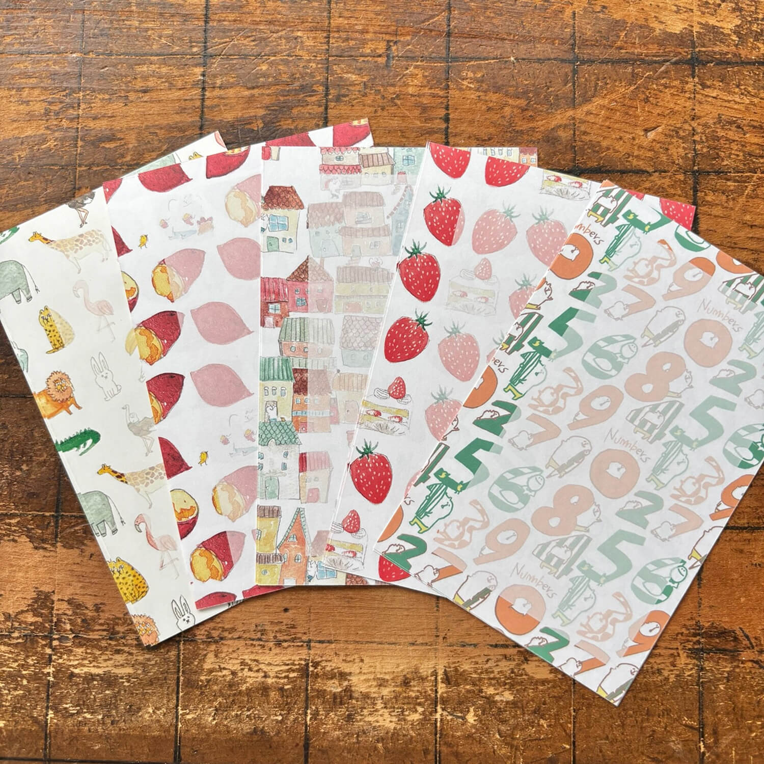 Spica Garden M6 Notebook Refills – Red