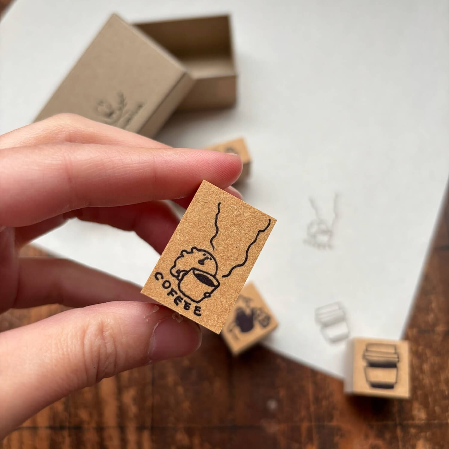 Spica Garden Original Character Coffee Stamp Set