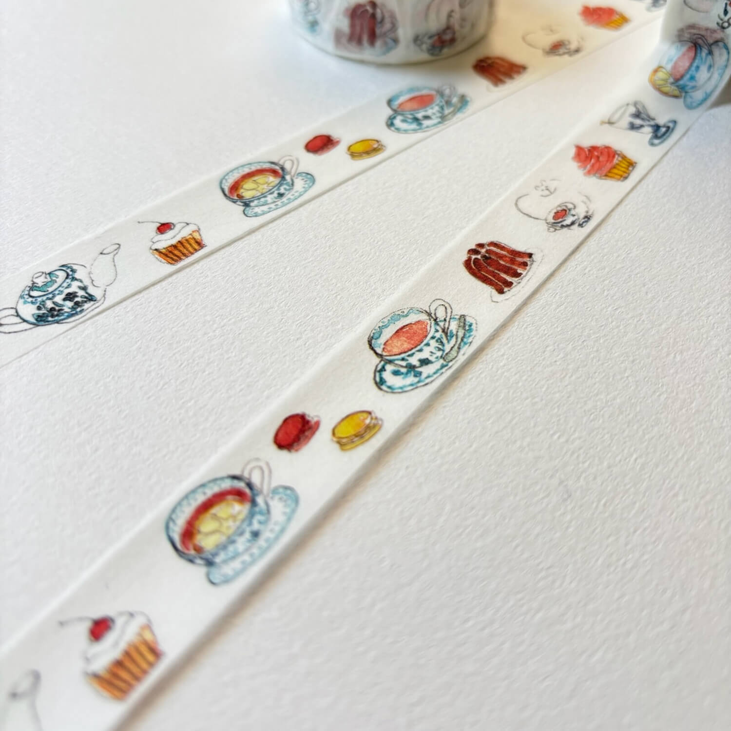 Spica Garden Original Character Washi Tape – Afternoon Tea