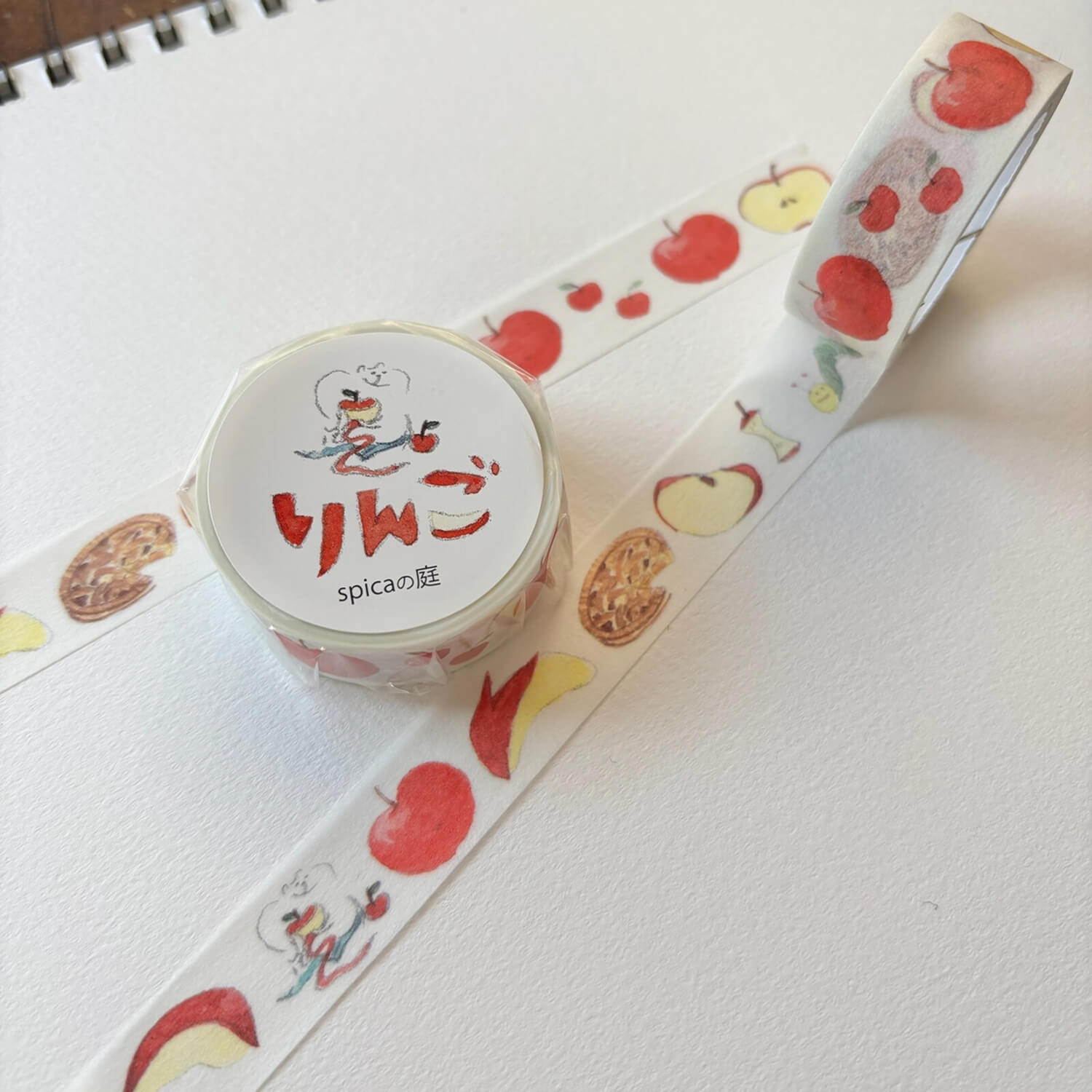 Spica Garden Original Character Washi Tape – Apple