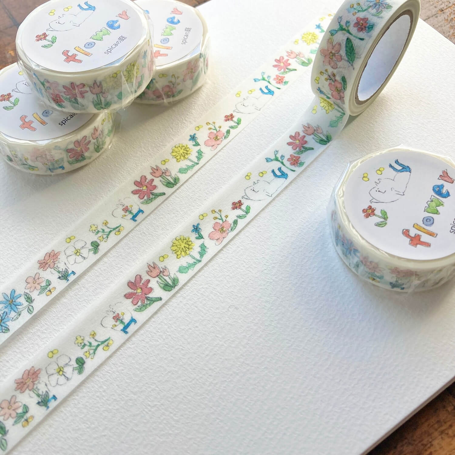 Spica Garden Original Character Washi Tape – Flower