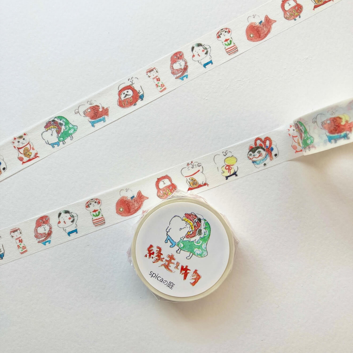 Spica Garden Original Character Washi Tape – Good Luck Charms