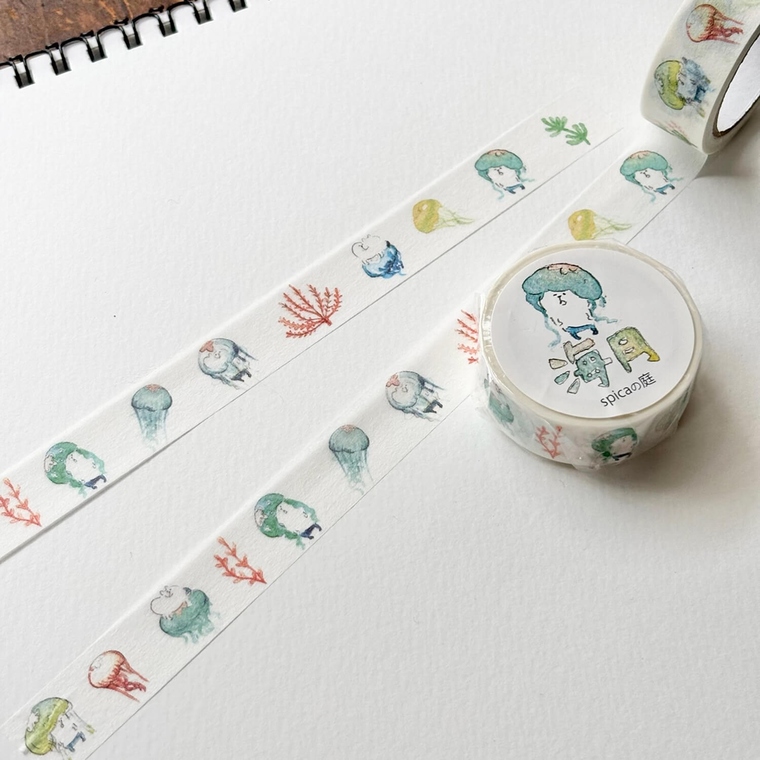 Spica Garden Original Character Washi Tape – Jellyfish