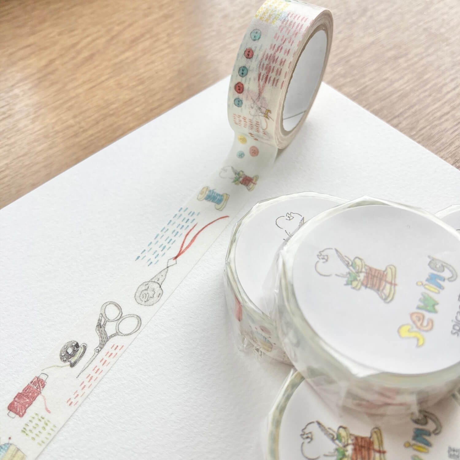 Spica Garden Original Character Washi Tape – Sewing