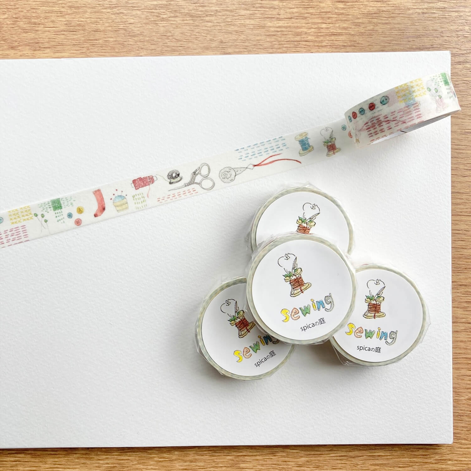 Spica Garden Original Character Washi Tape – Sewing