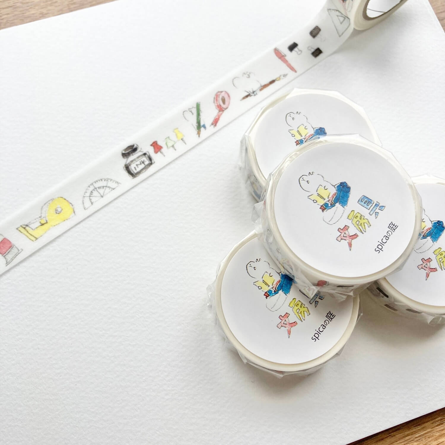 Spica Garden Original Character Washi Tape – Stationery