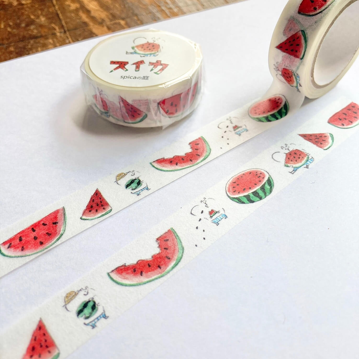 Spica Garden Original Character Washi Tape – Watermelon