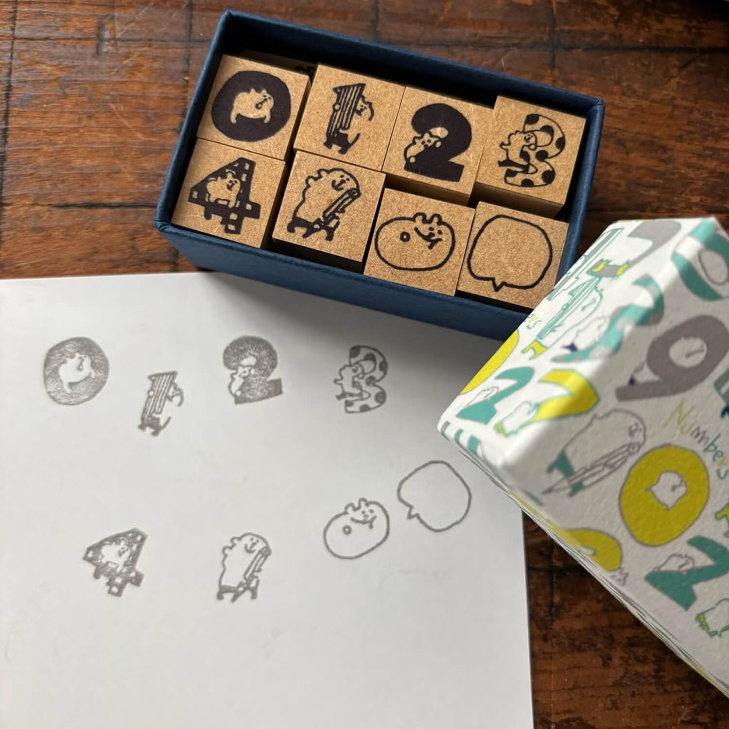 Spica Garden Original Character Wood Mount Stamp Set 0–4
