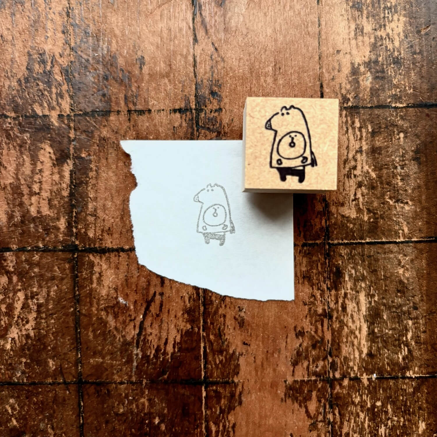 Spica Garden Original Character Wood Mount Stamp – Horse Hat