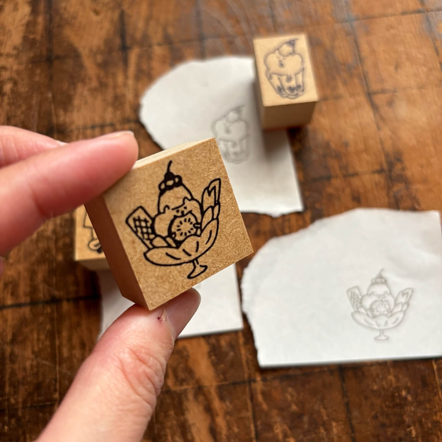 Spica Garden Original Character Wood Mount Stamp – Pudding à la Mode