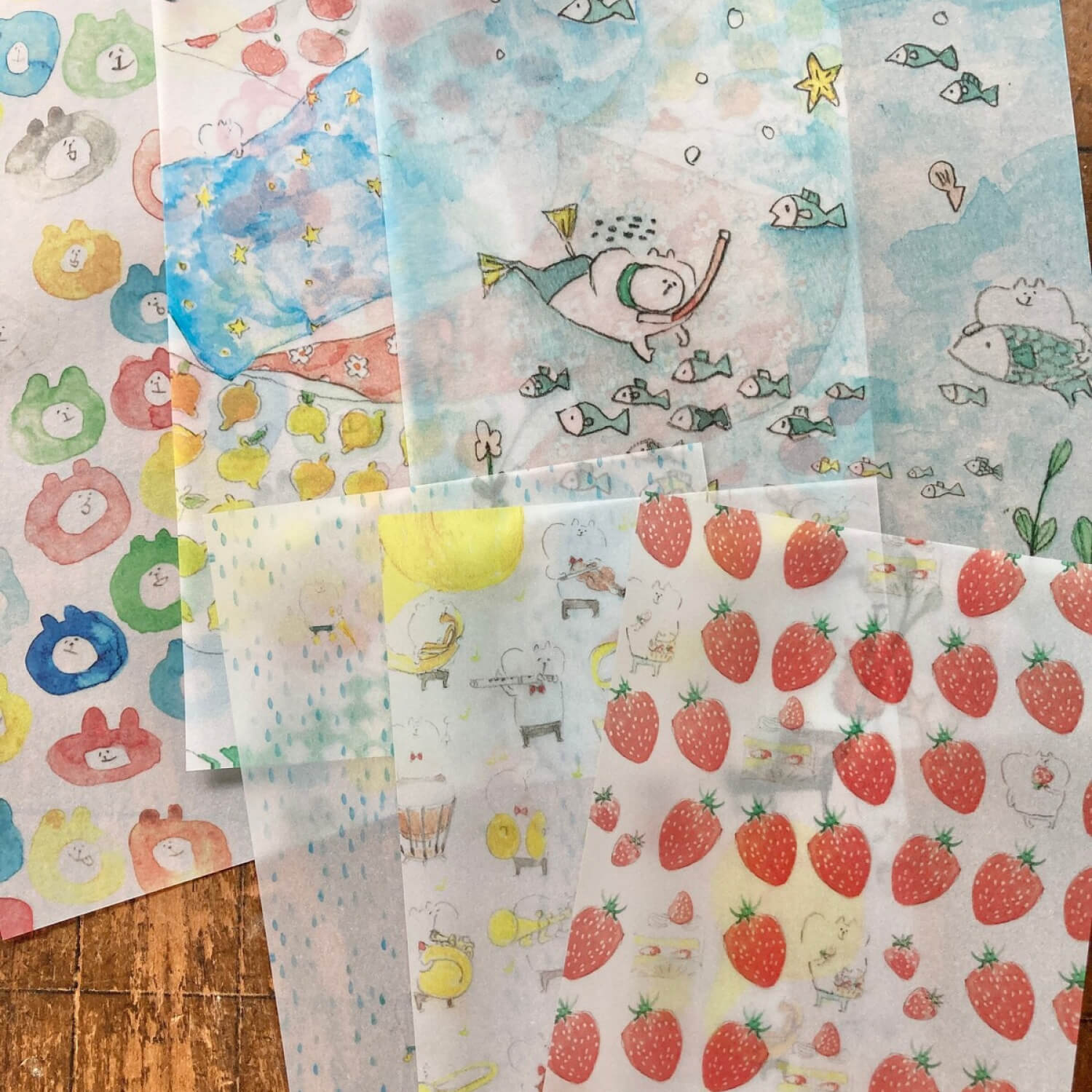 Spica Garden Tracing Paper Set – Summer Designs