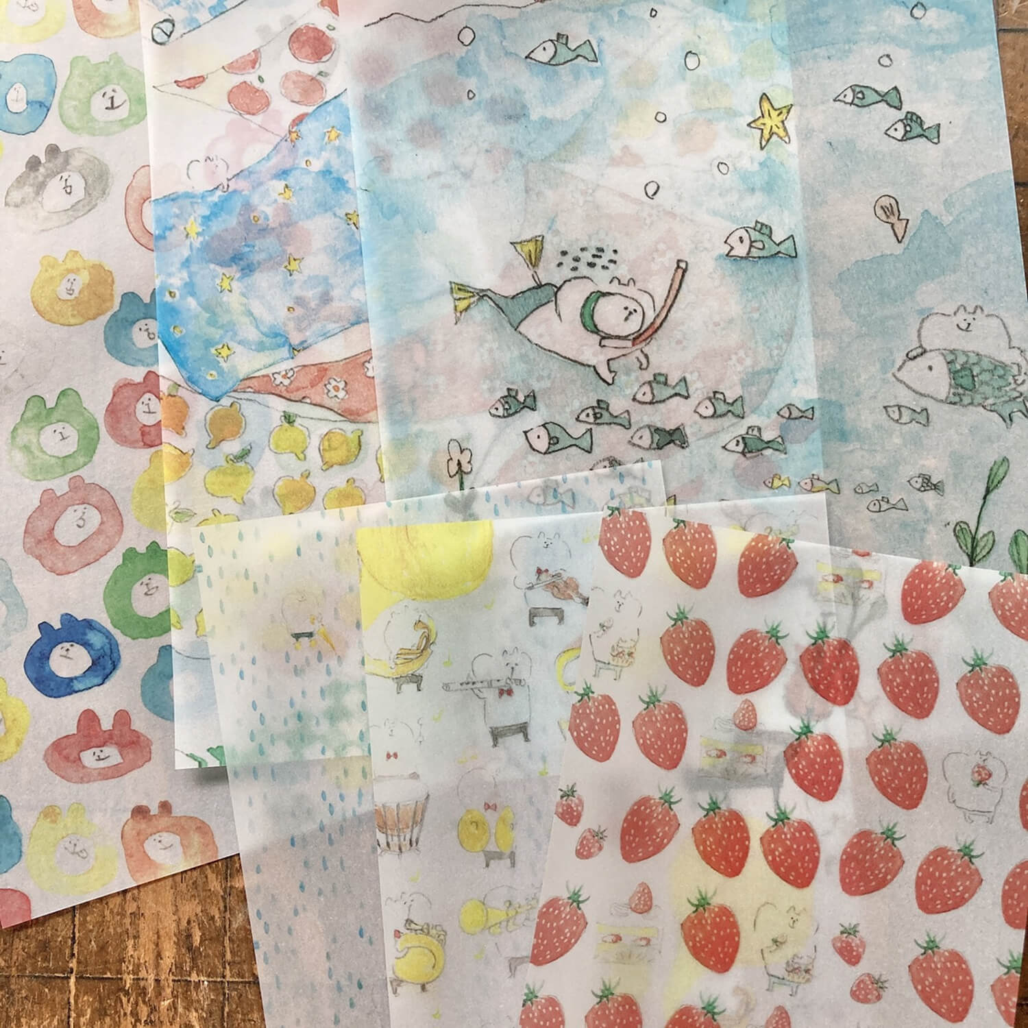 Spica Garden Tracing Paper Set – Summer Designs