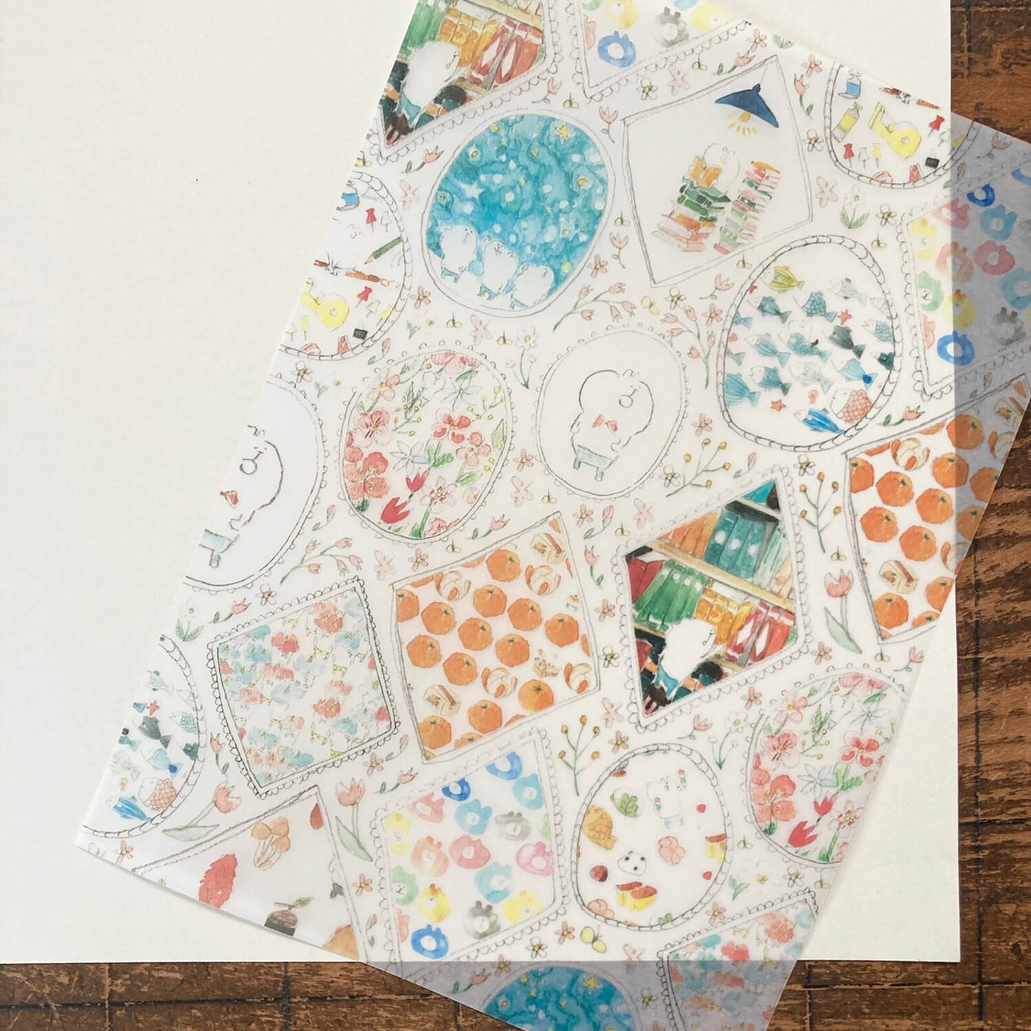 Spica Garden Tracing Paper Set – Translucent Designs