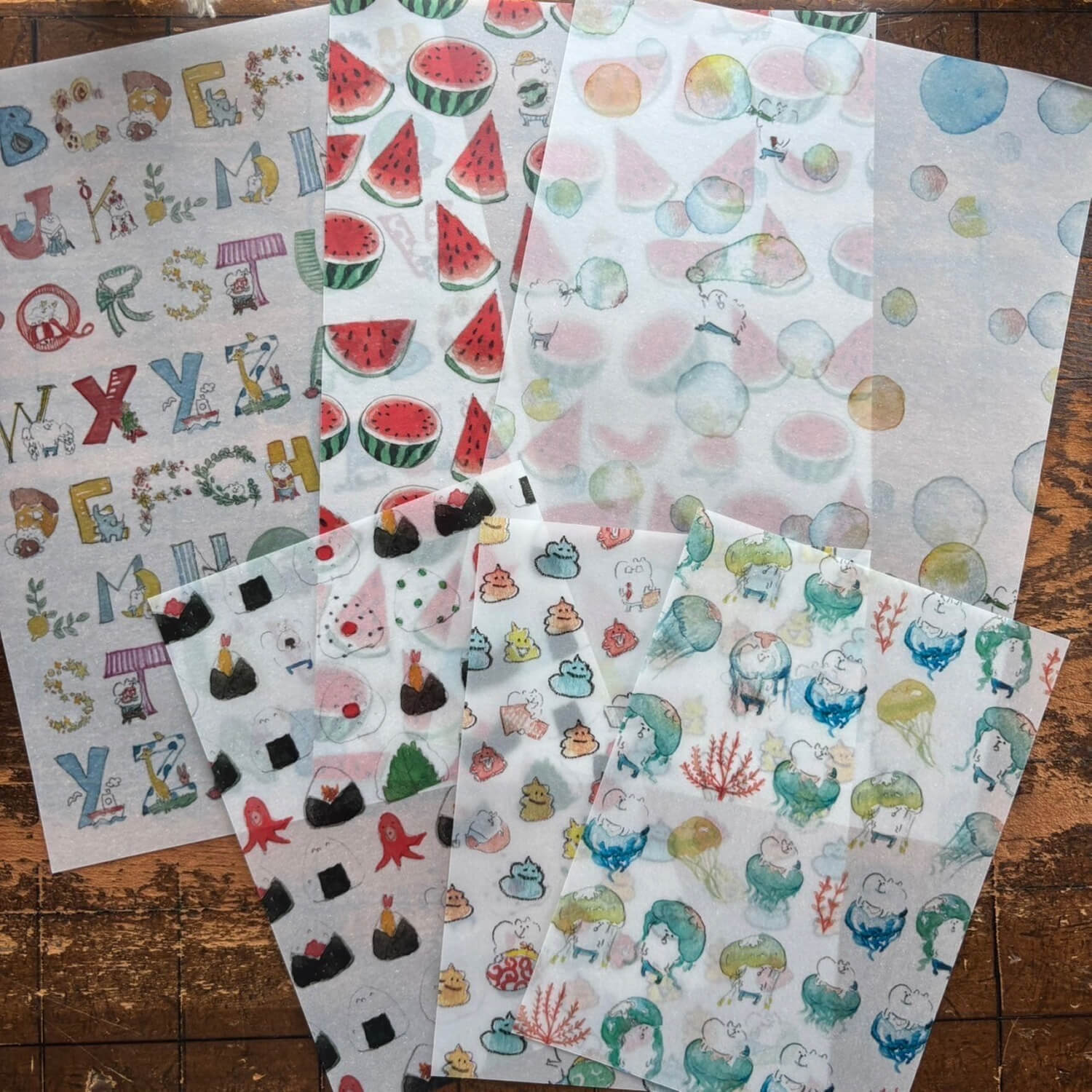 Spica Garden Tracing Paper Set – Watermelon Designs