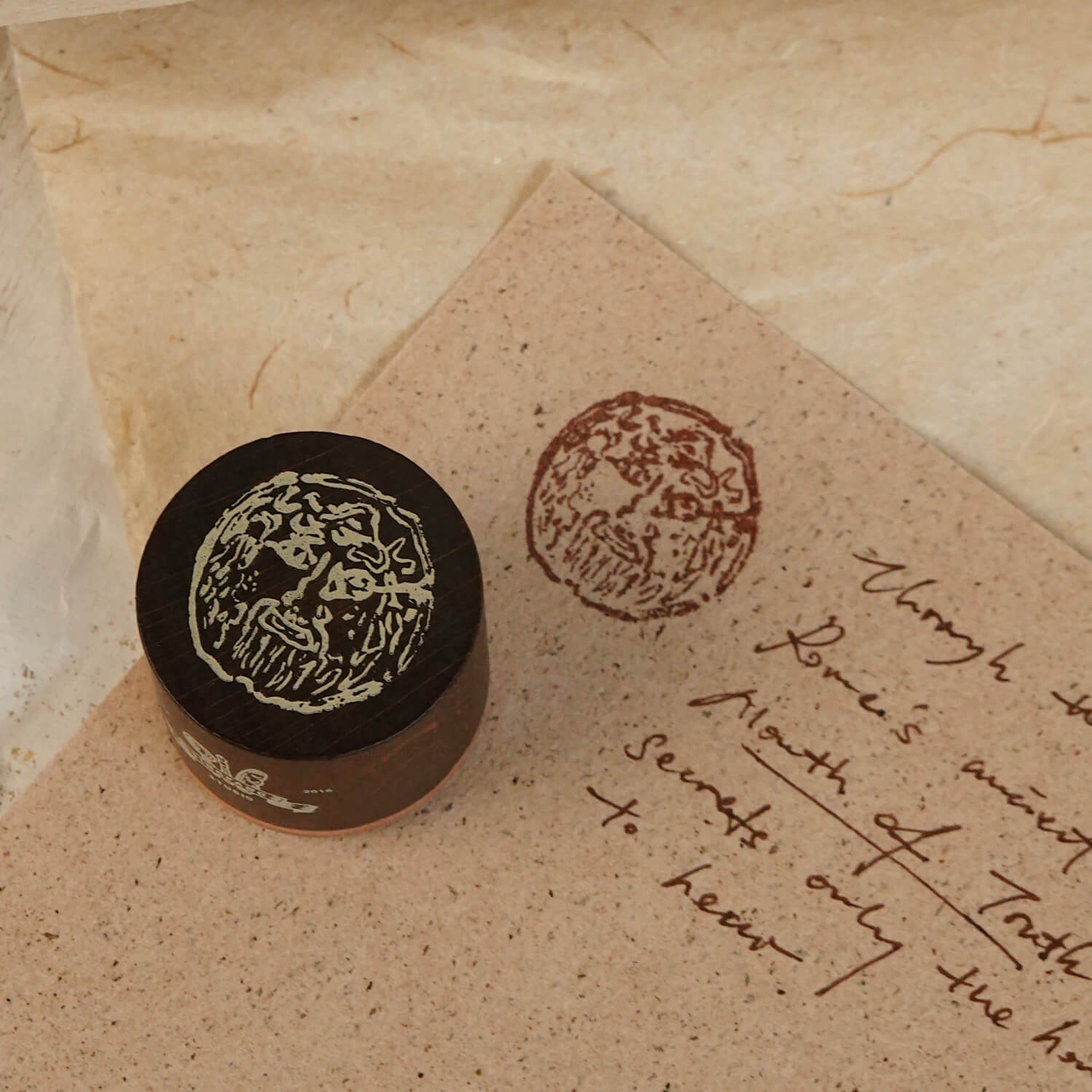 Square Studio Rome Series Wooden Stamp Set – Roman Coins