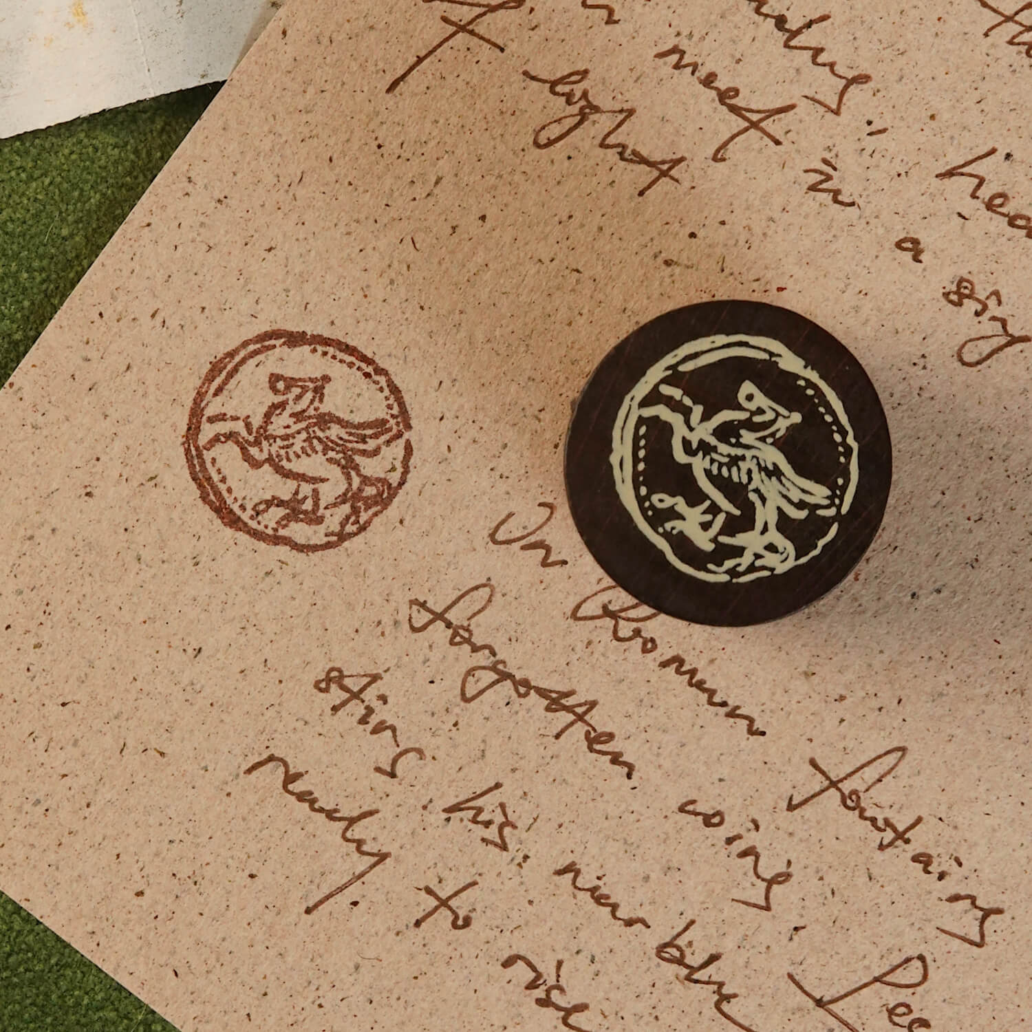 Square Studio Rome Series Wooden Stamp Set – Roman Coins