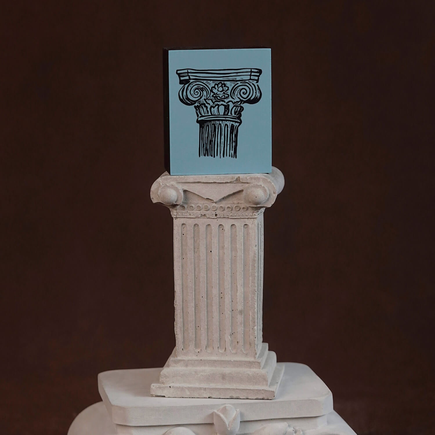 Square Studio Rome Series Wooden Stamp Set – Roman Columns