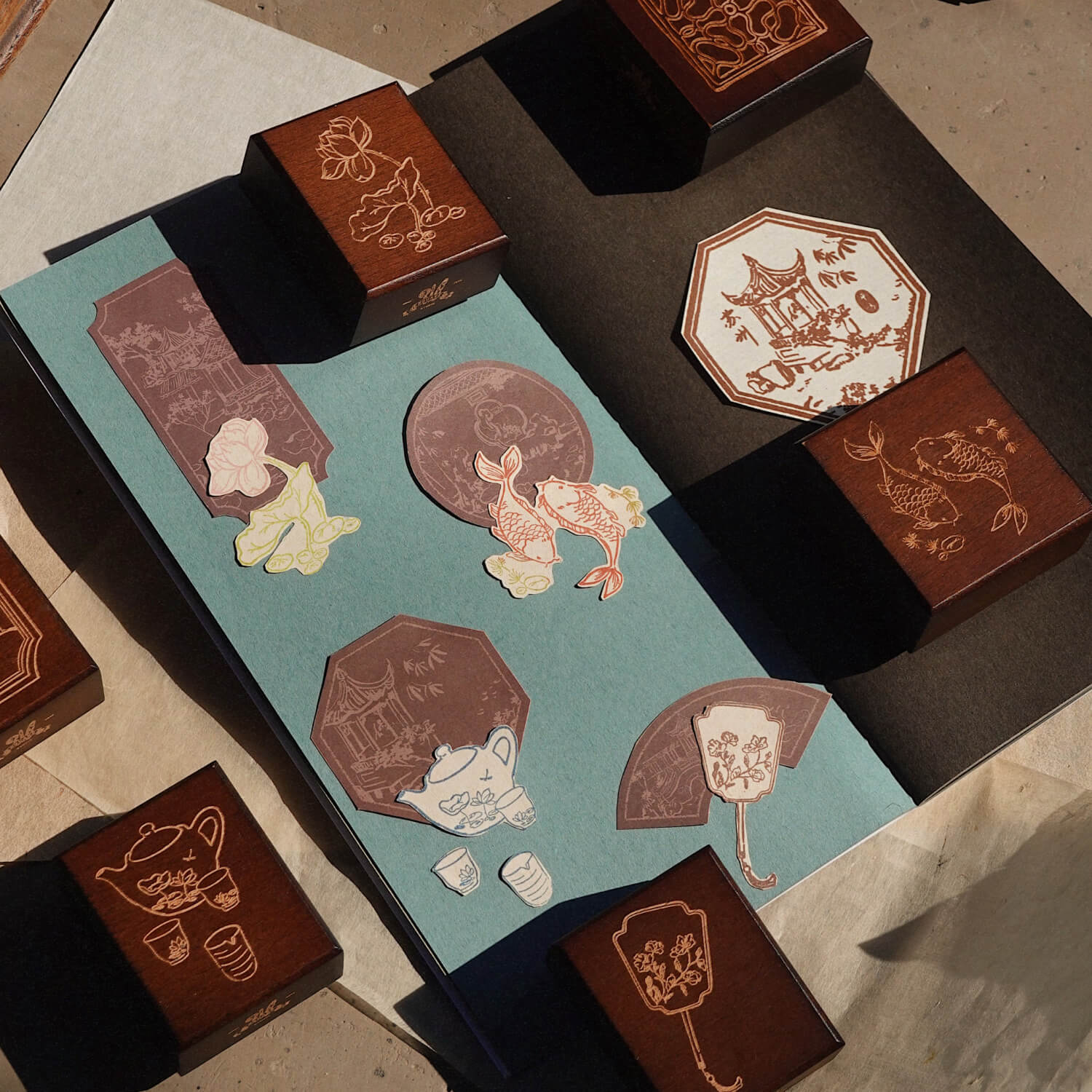 Square Studio Suzhou Collection Stamp Set